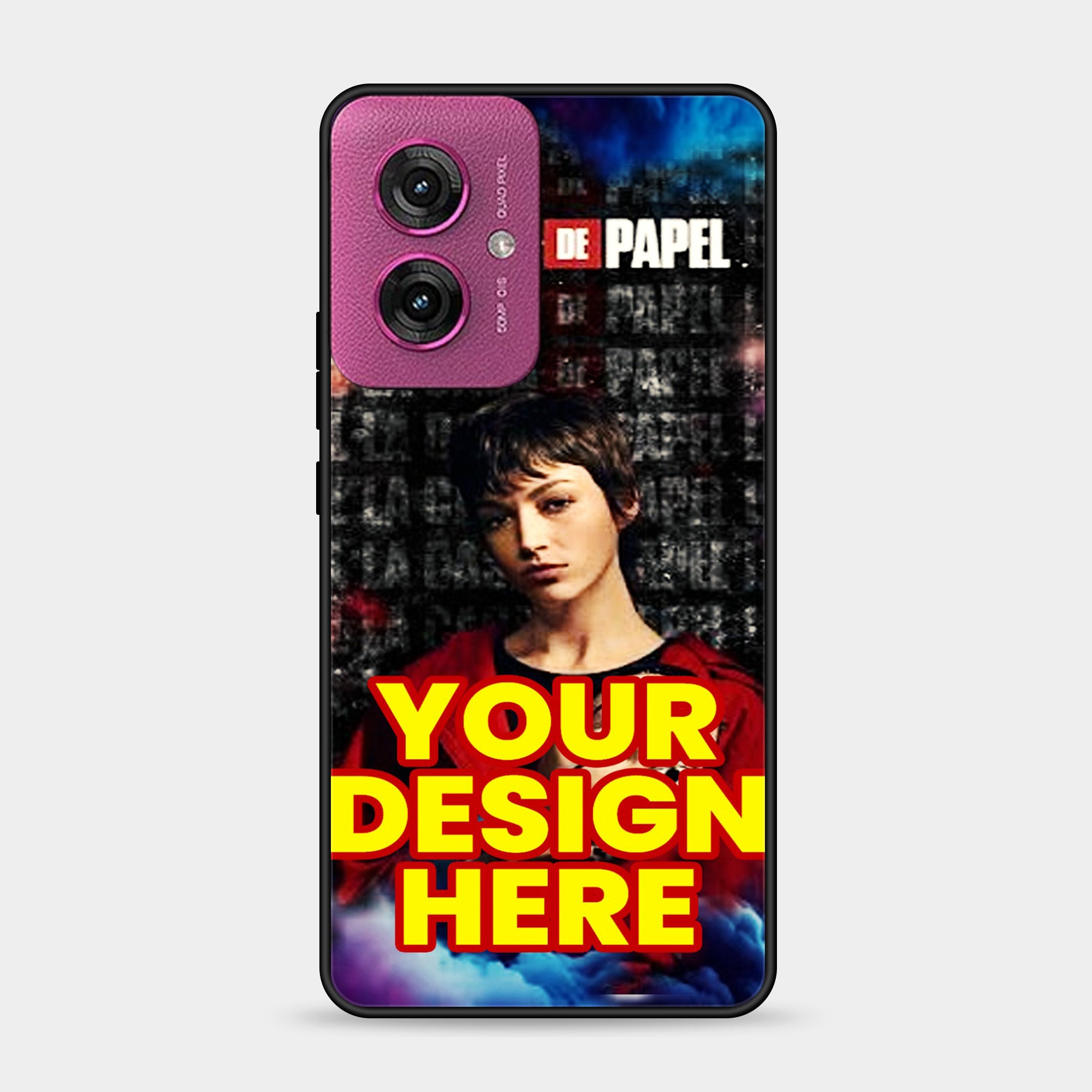 Motorola G55  Customized Own Premium Glossy Phone Case