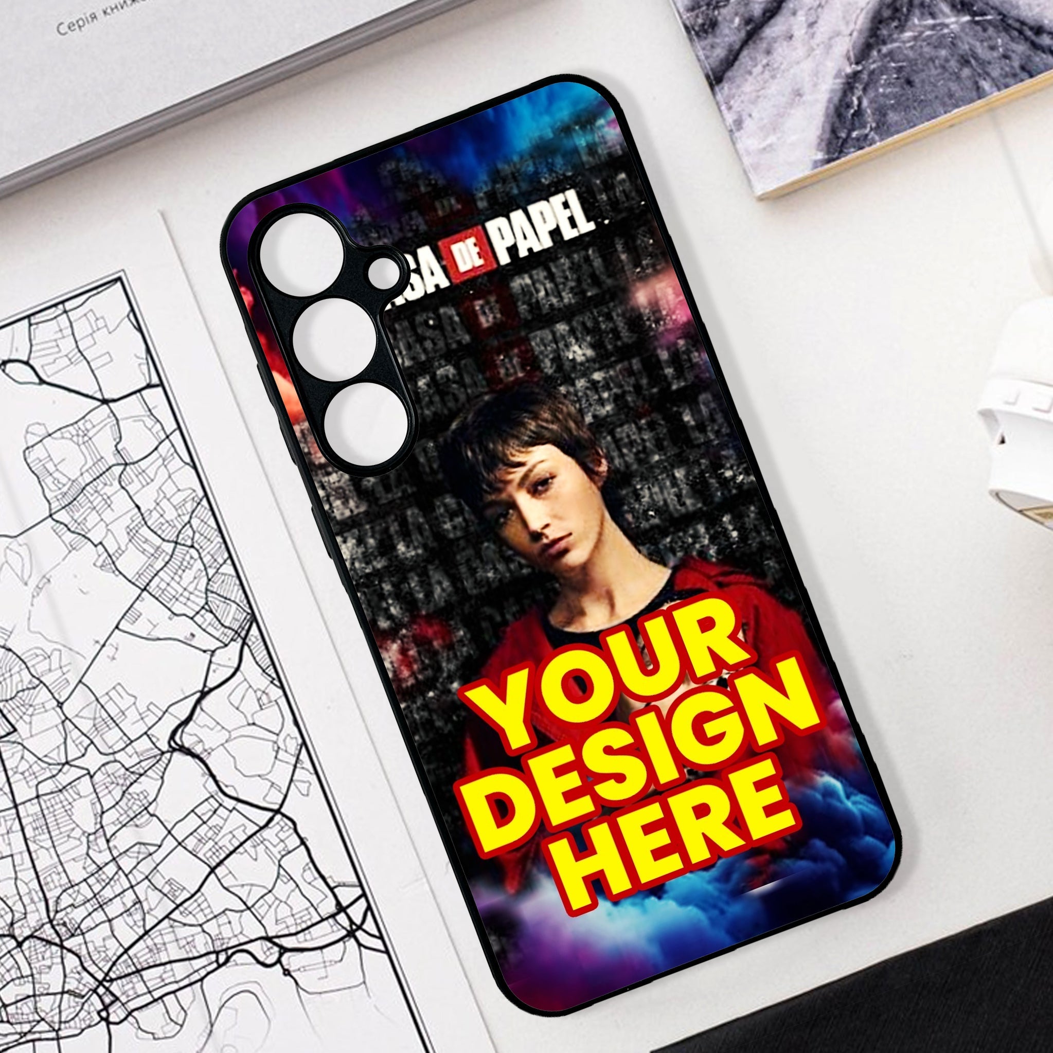 Samsung Galaxy M54 Customized Own Premium Glossy Phone Case