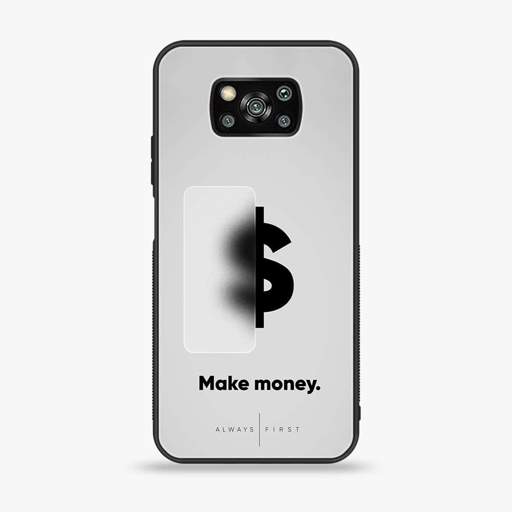 Xiaomi Poco X3- Dollar Series - Premium Printed Glass soft Bumper shock Proof Case