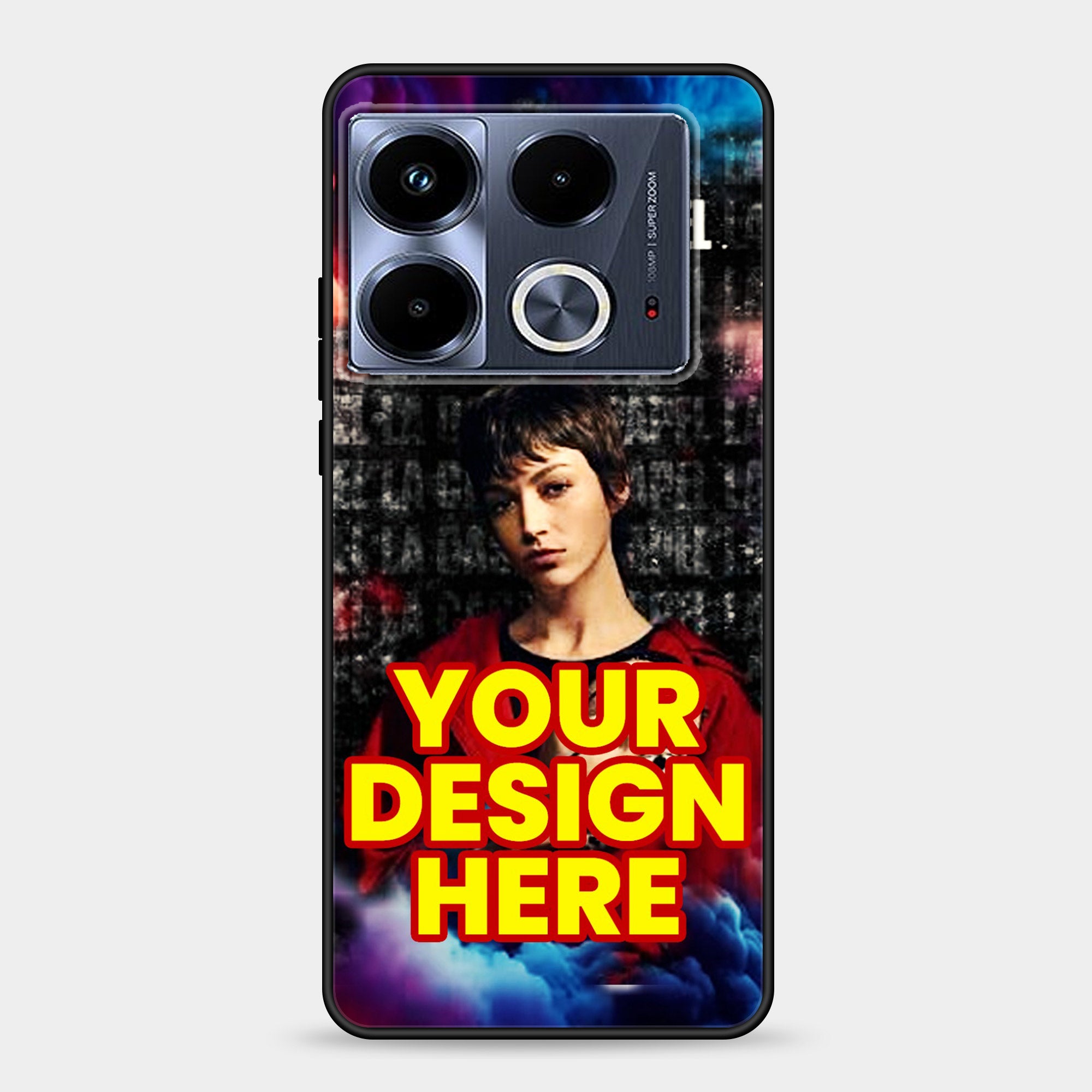 Infinix Note 40 4G Customized Own Premium Glossy Phone Case