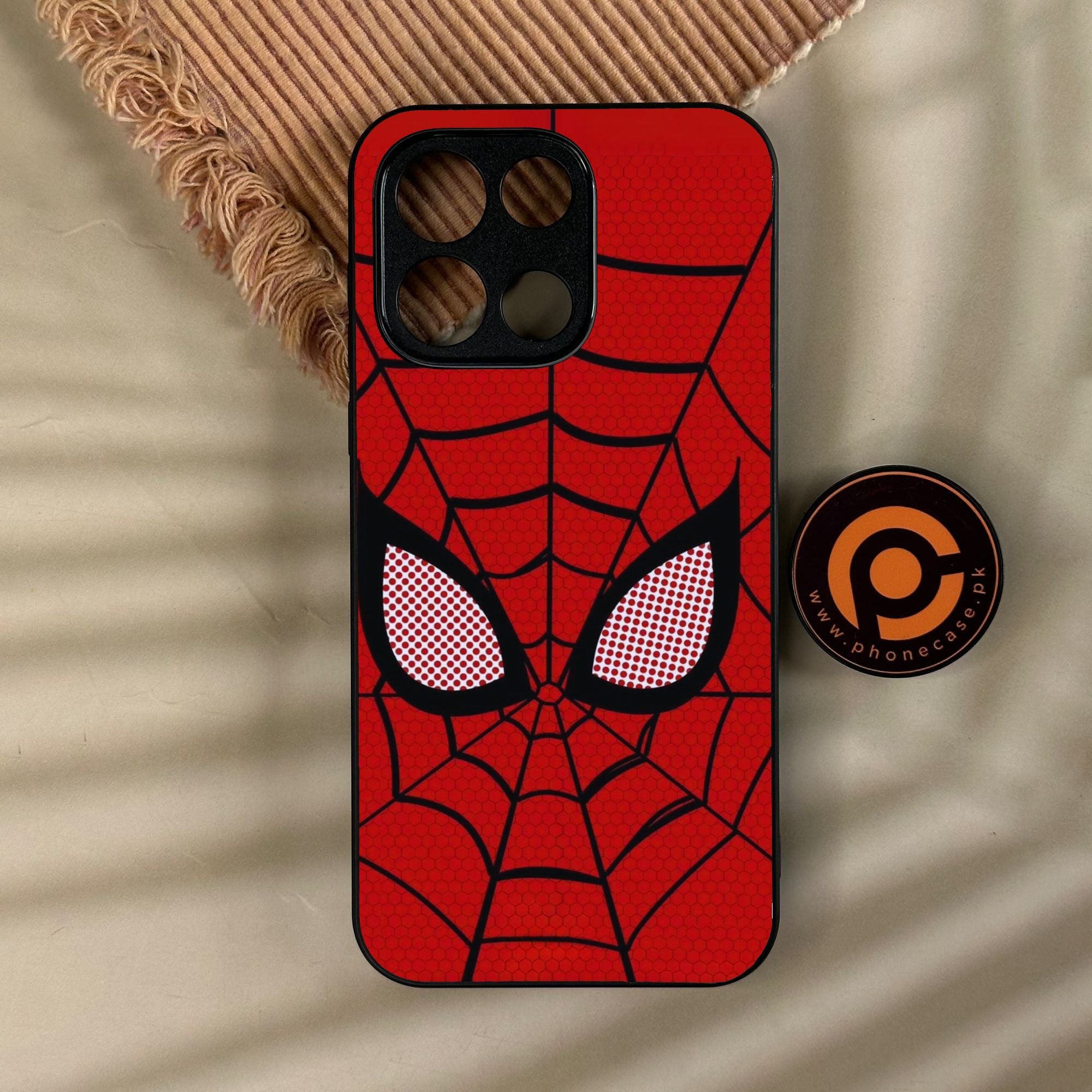 OnePlus Turbo 6 - Web Of Heroism - Premium Metal Printed Soft Bumper Shock Proof Case