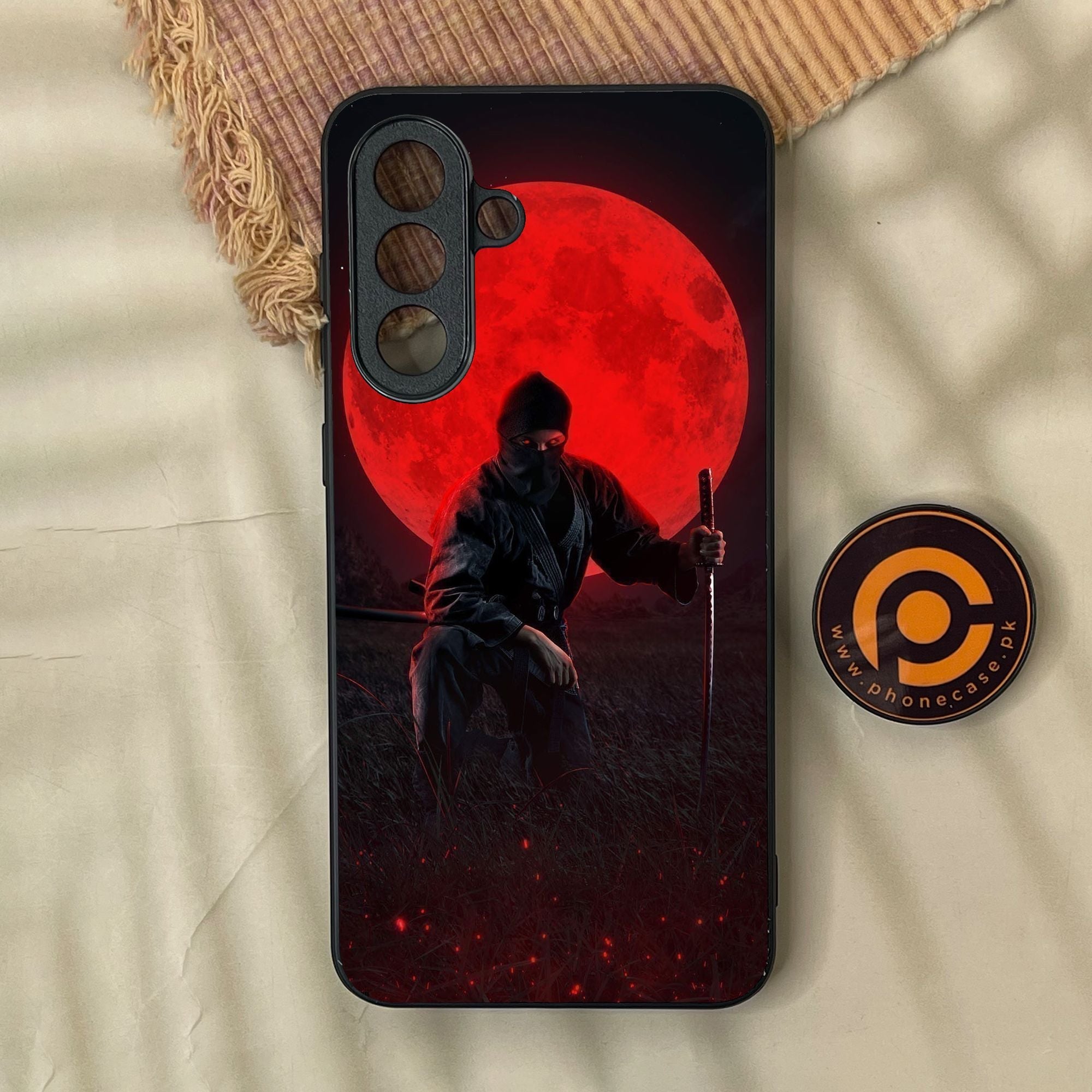 Samsung Galaxy A37 - Ninja Design 10 - Premium Metal Printed Soft Bumper Shock Proof Case