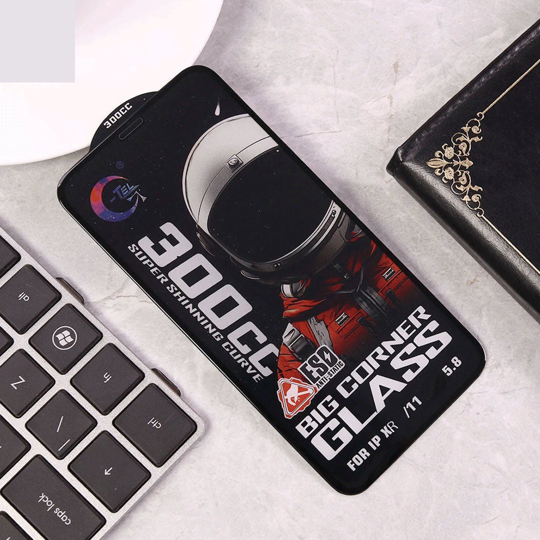 iPhone 11 Screen Protector - Black - Premium G-tel 300CC Tempered High Quality Big Corner Screen Protector