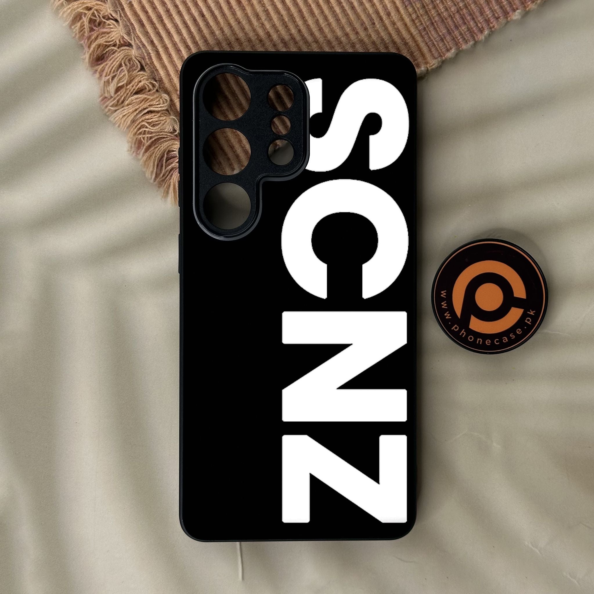 Galaxy S26 Ultra - Scnz - Premium Metal Printed Soft Bumper Shock Proof Case