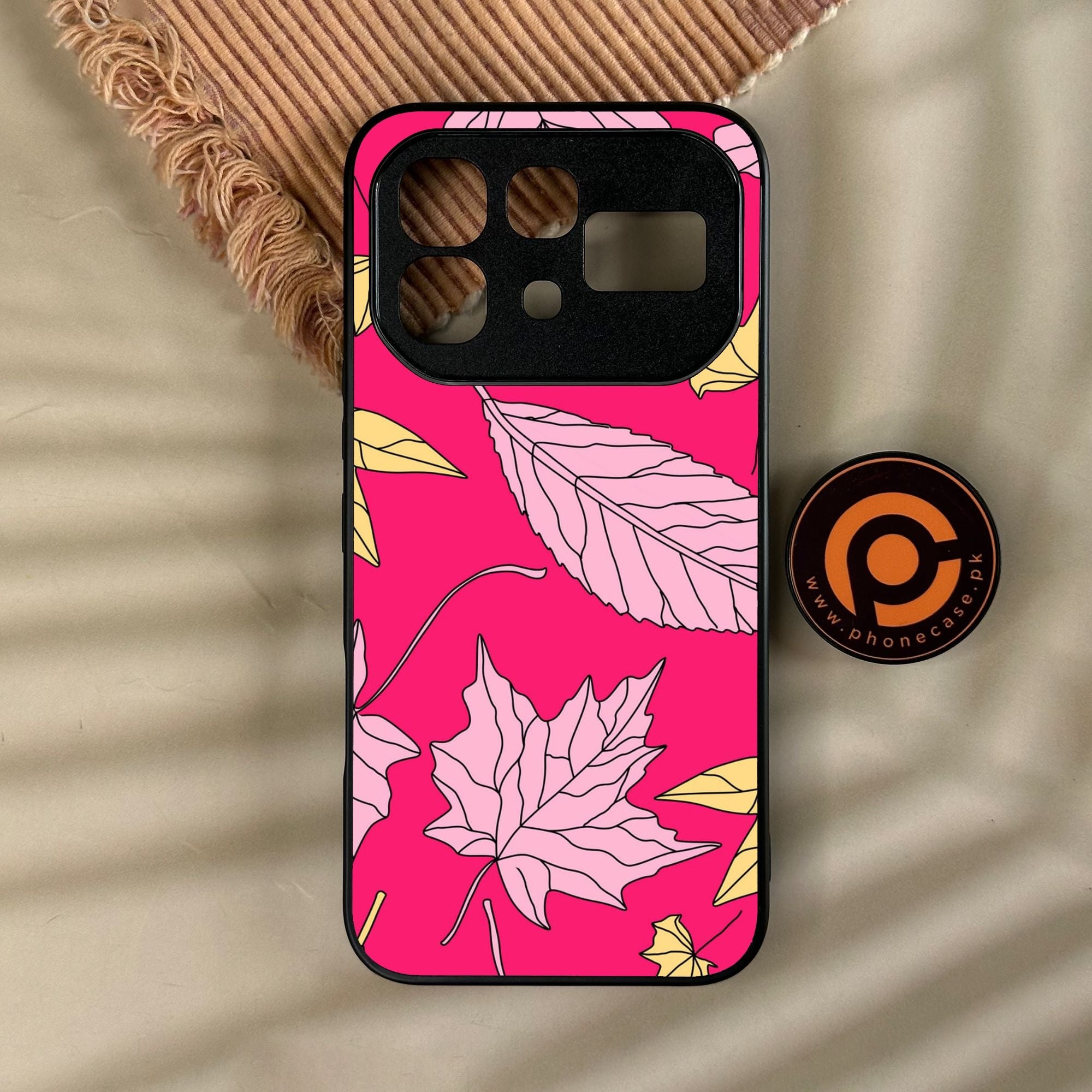 Infinix Note 60 - Floral Series Design 6 - Premium Metal Printed Soft Bumper Shock Proof Case