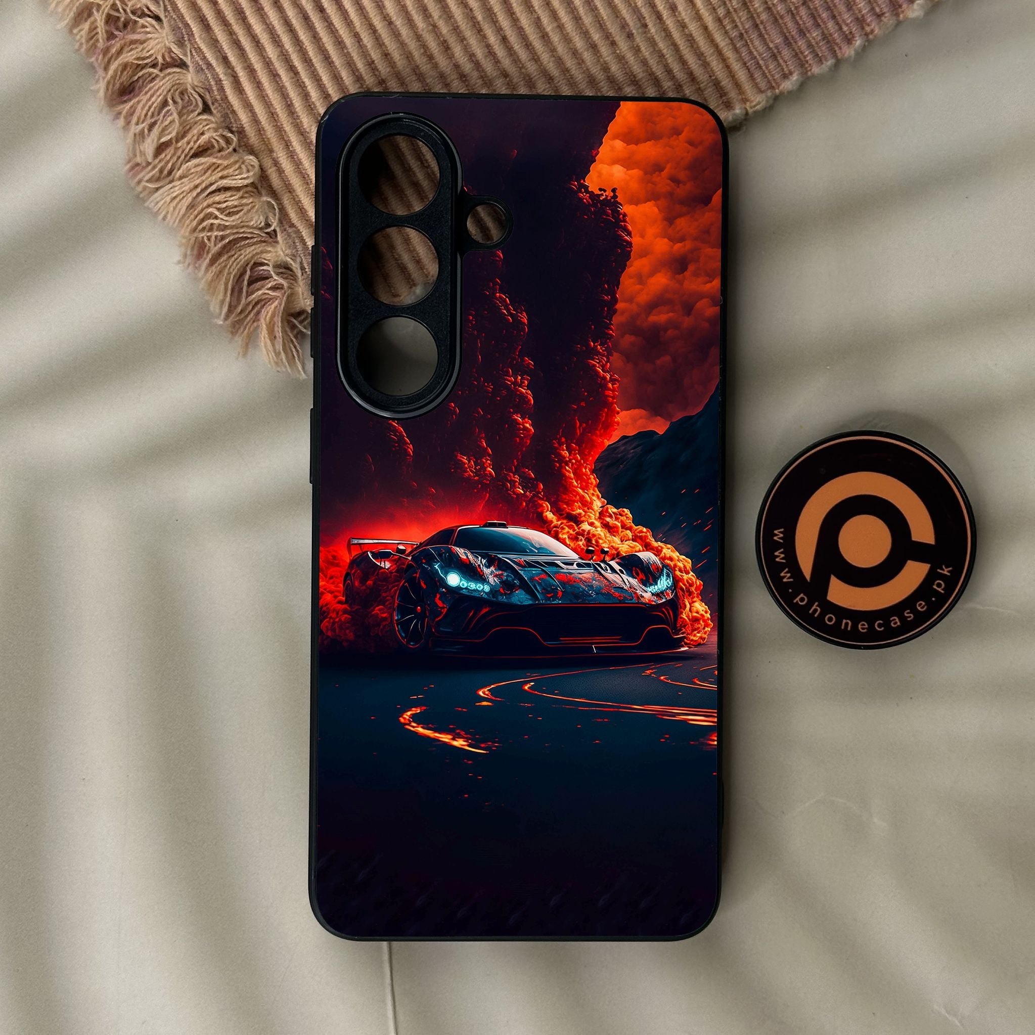 Galaxy S26 - Racing Design 6 - Premium Metal Printed Soft Bumper Shock Proof Case