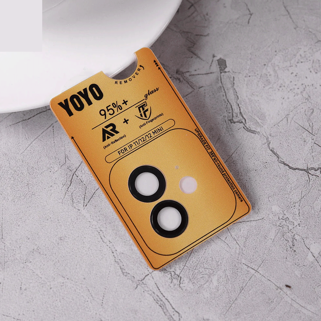iPhone 11 Camera Protector - Black - YoYo New Eagle Eye Lens Proector 3D Multi Film