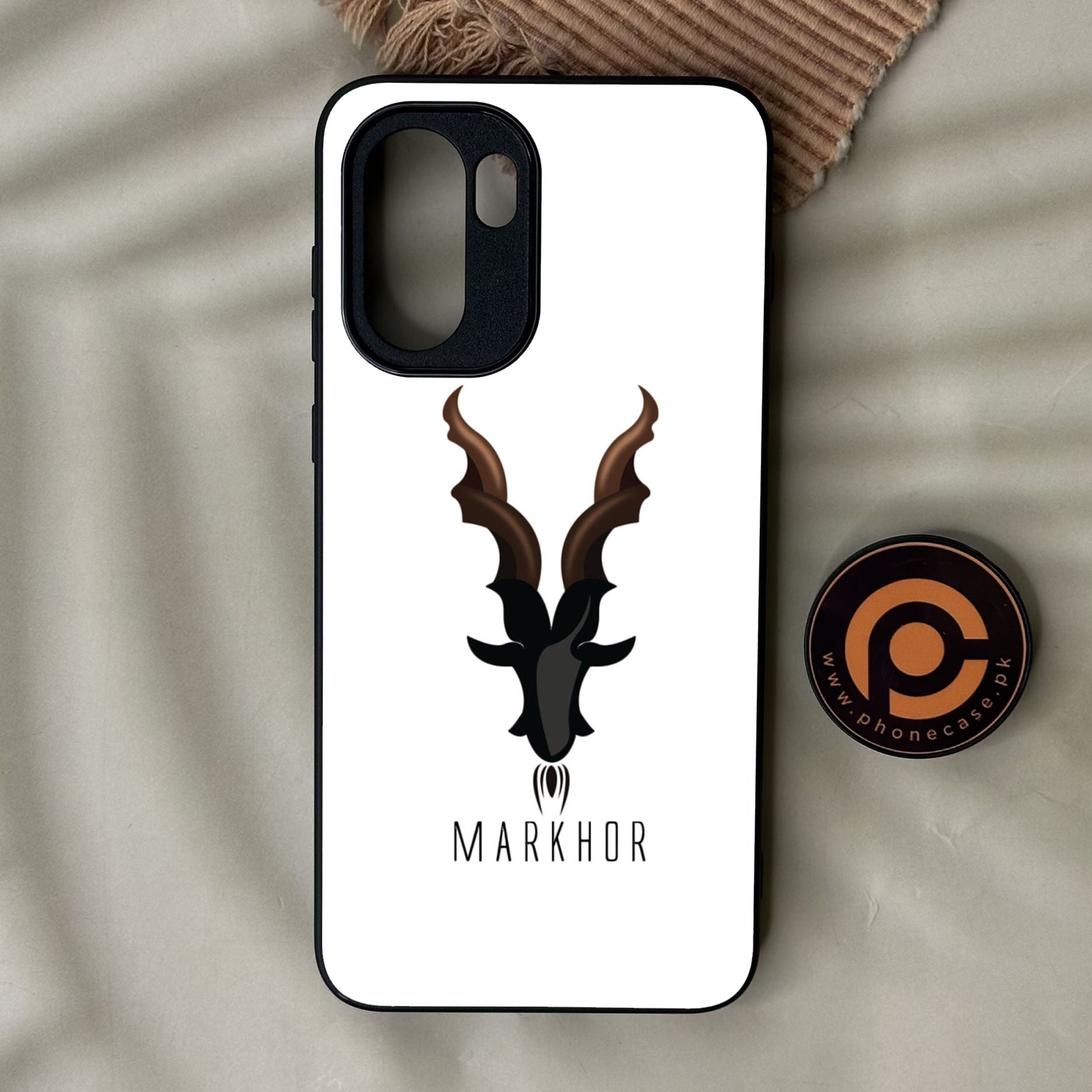 OnePlus 15R - Markhor Design 2 - Premium Metal Printed Soft Bumper Shock Proof Case