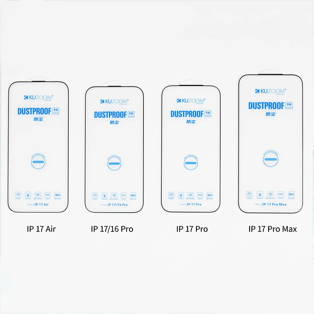 iPhone 17 Screen Protector - Transparent - Kuzoom Ultra Thin And Ultra Narrow Edge Glass Protector
