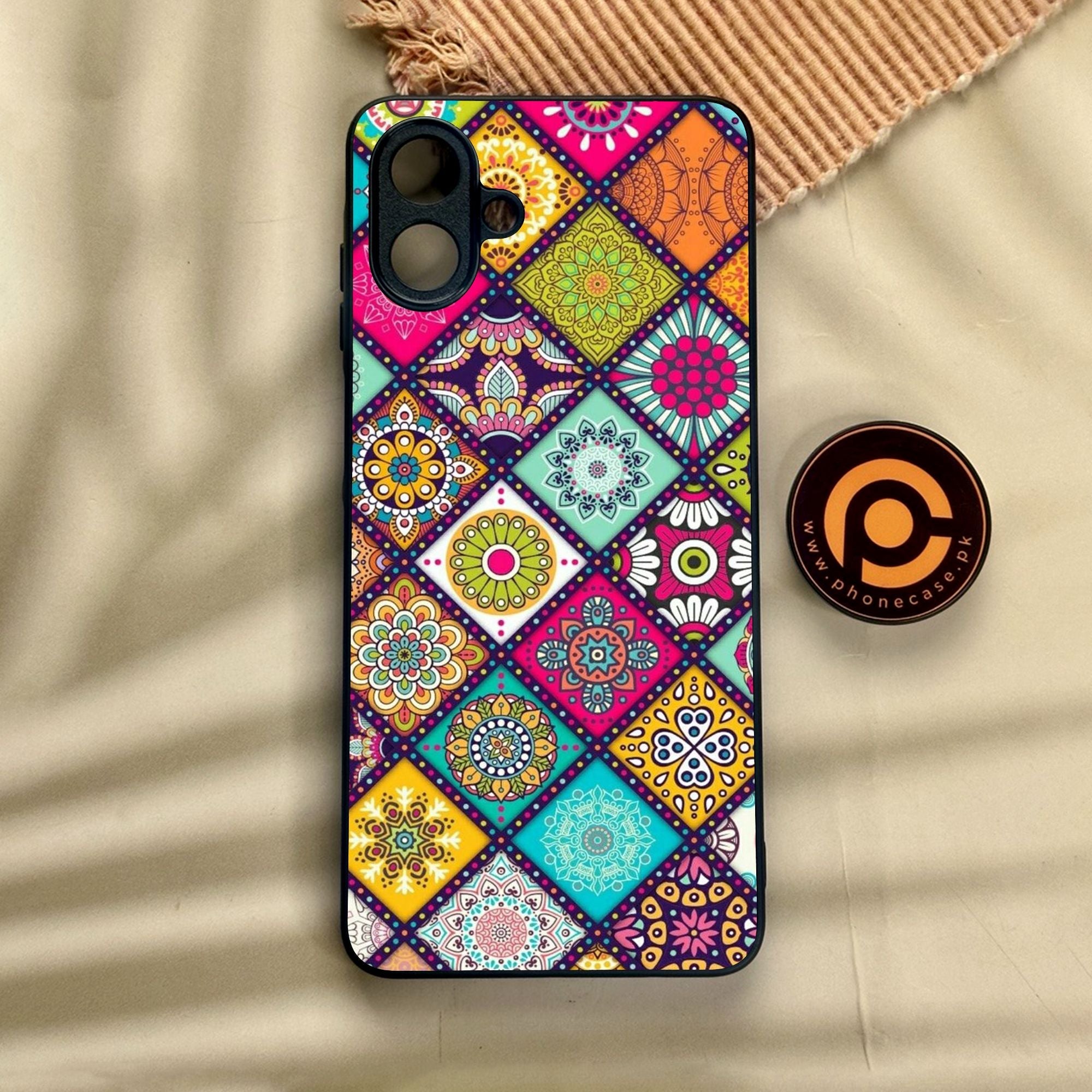 Samsung Galaxy A07 - Mandala Art Design - Premium Metal Printed Soft Bumper Shock Proof Case CS-42442