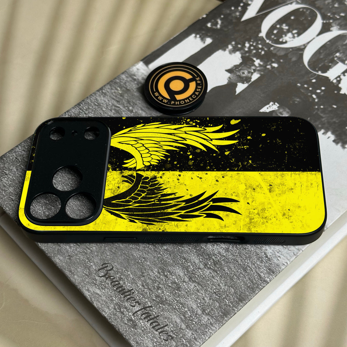 Iphone 18 Pro - Angel 2.0 Design 1 - Premium Metal Printed Soft Bumper Shock Proof Case