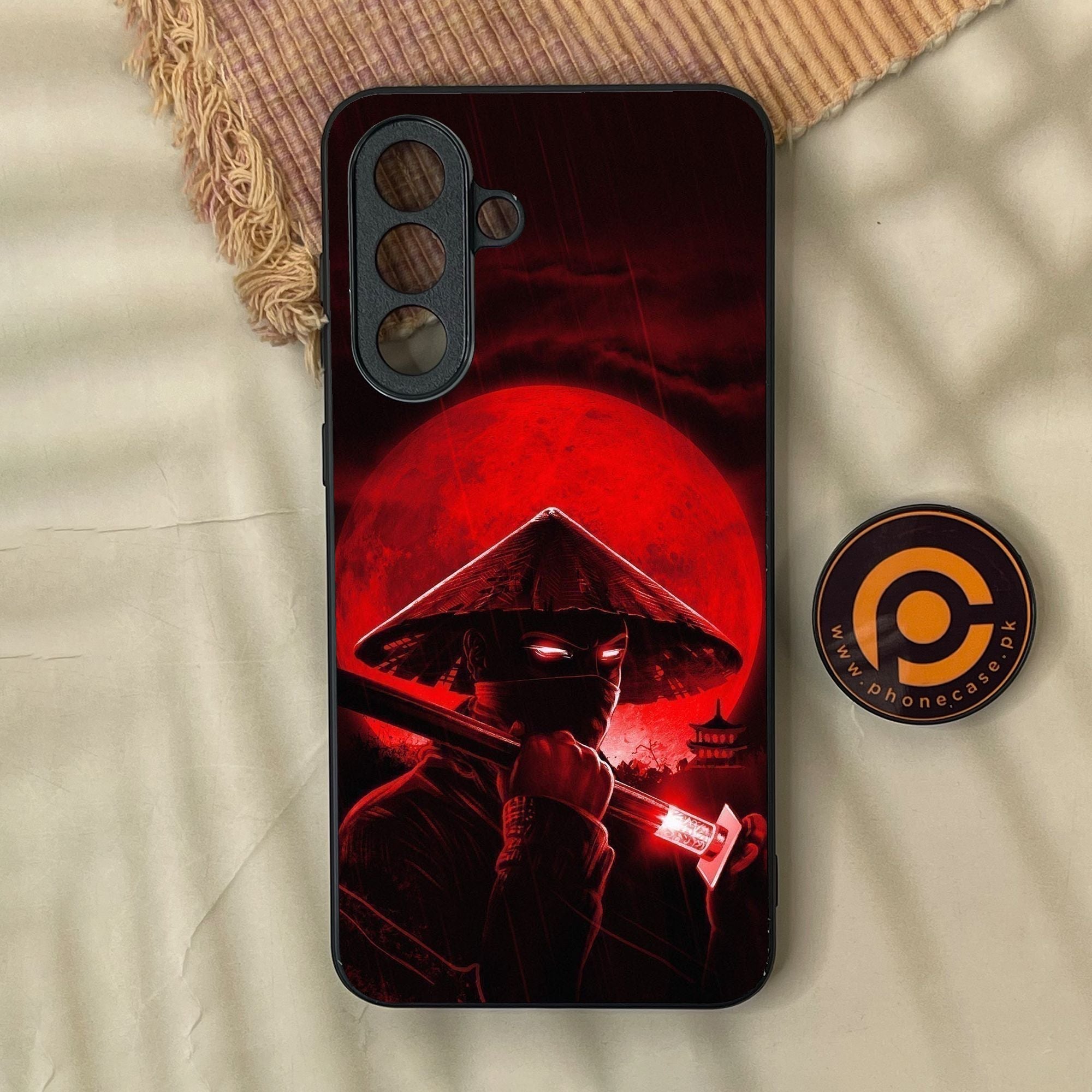 Samsung Galaxy A57 - Ninja Design 2 - Premium Metal Printed Soft Bumper Shock Proof Case