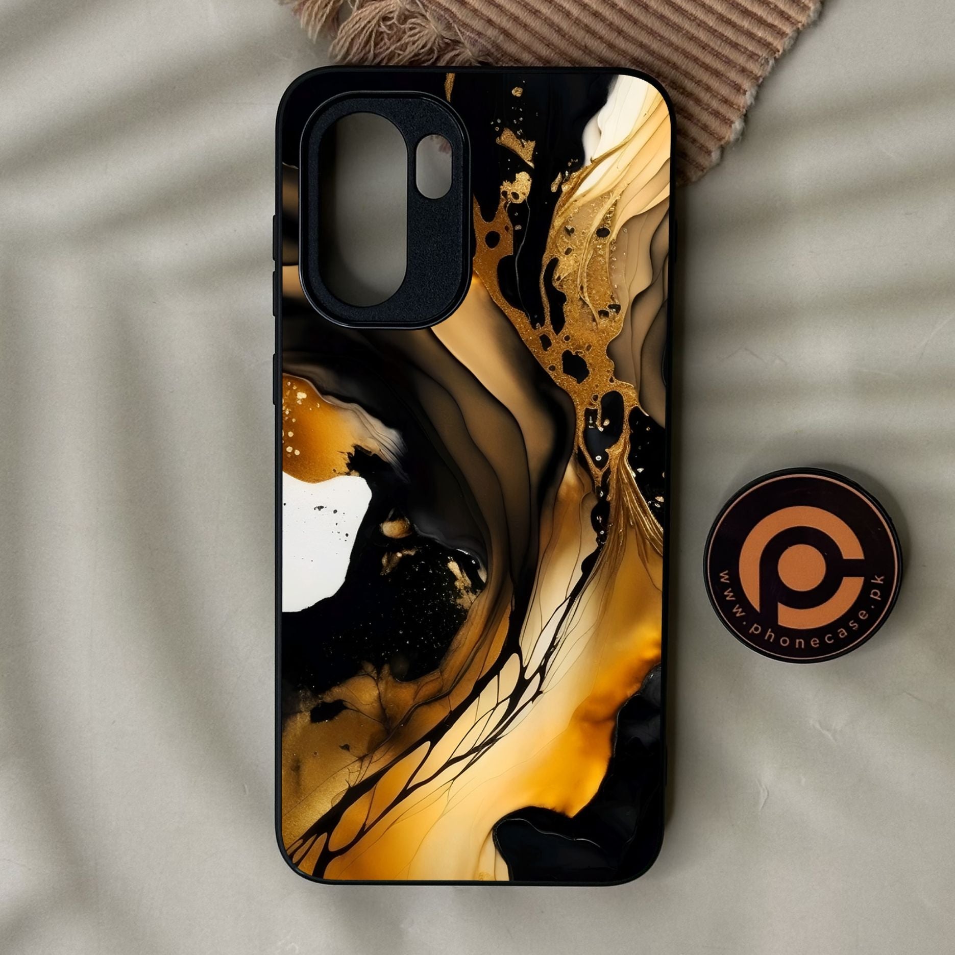 OnePlus 15R - Liquid 2.0 Design 10 - Premium Metal Printed Soft Bumper Shock Proof Case