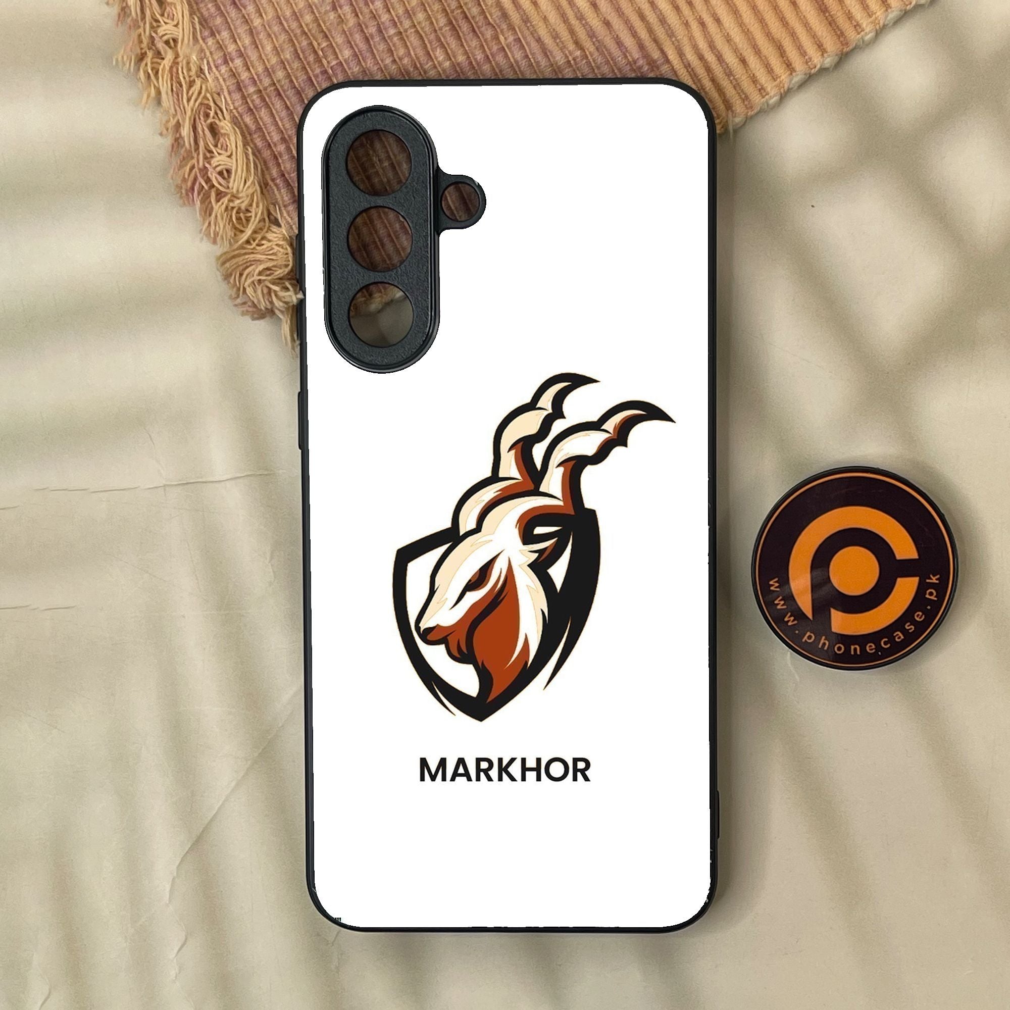 Samsung Galaxy A57 - Markhor Design 5 - Premium Metal Printed Soft Bumper Shock Proof Case