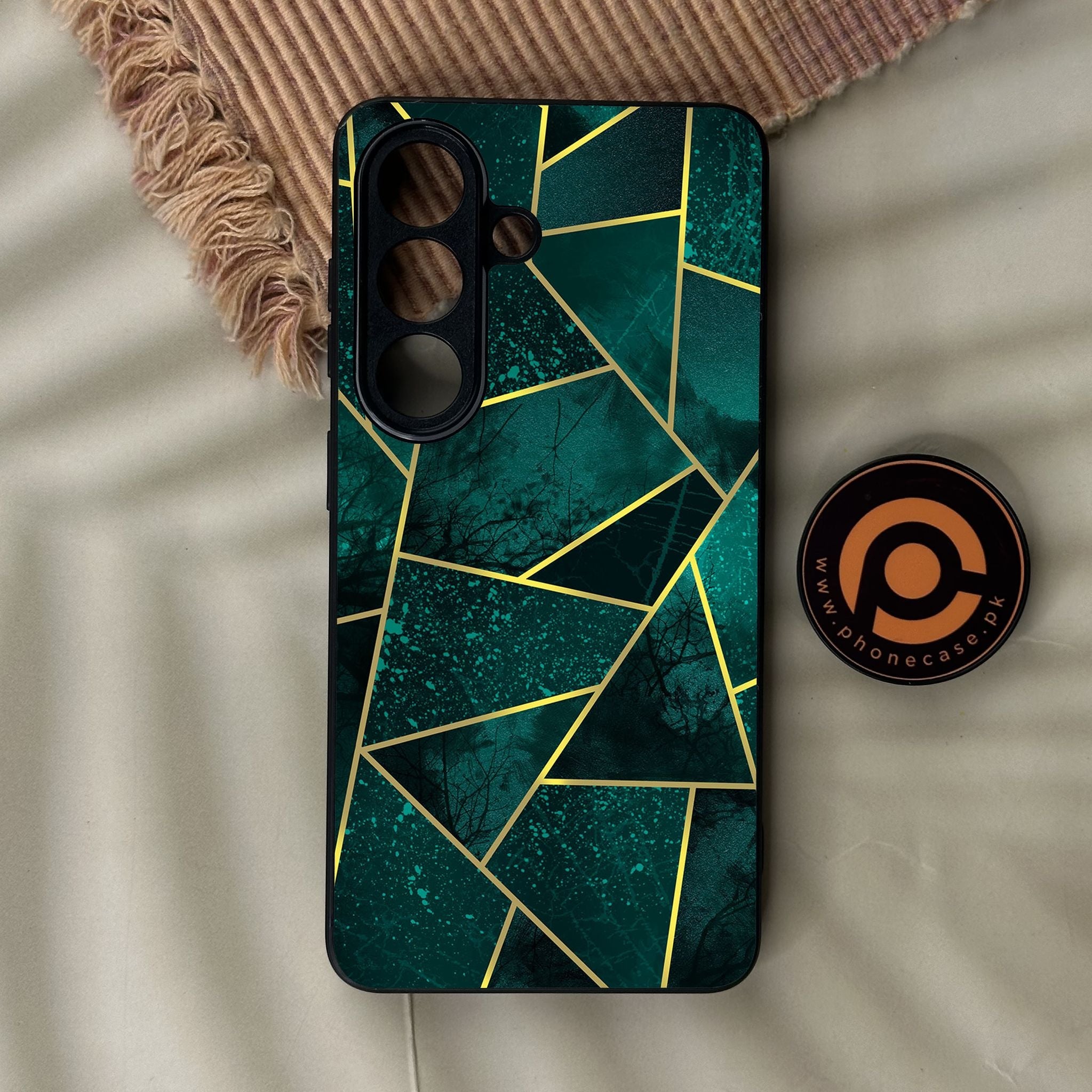 Galaxy S26 - Geometric Design 9 - Premium Metal Printed Soft Bumper Shock Proof Case