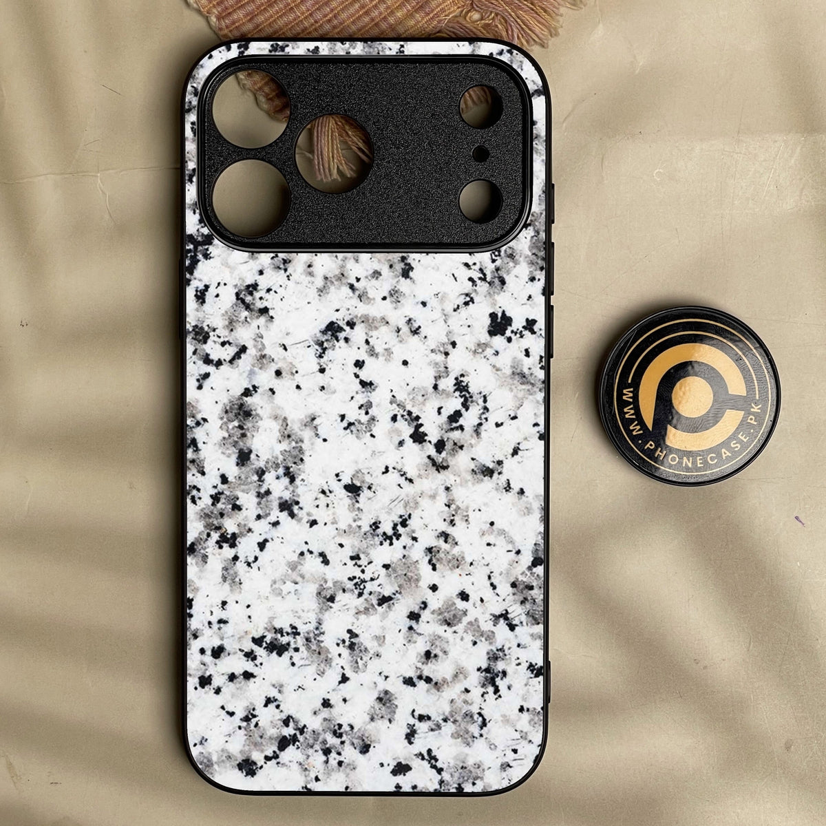 Iphone 18 Pro Max - White Design 9 - Premium Metal Printed Soft Bumper Shock Proof Case