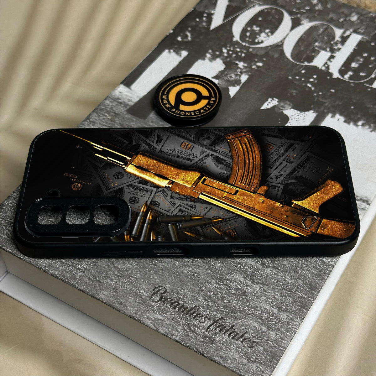 Infinix Hot 70 - Dollar Design 6 - Premium Metal Printed Soft Bumper Shock Proof Case