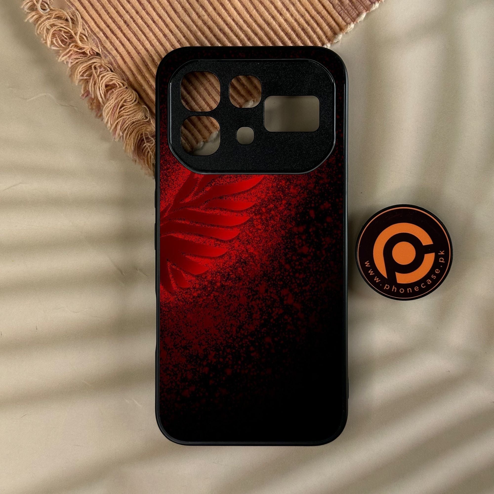 Infinix Note 60 - Angel 2.0 Design 2 - Premium Metal Printed Soft Bumper Shock Proof Case