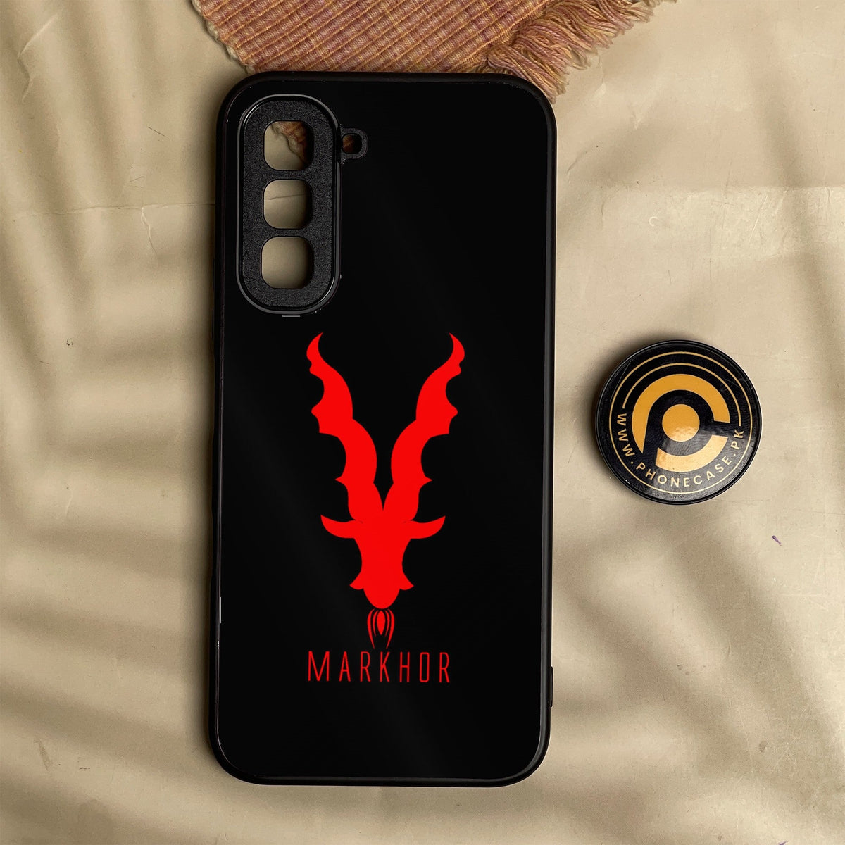 Infinix Hot 70 - Markhor Design 10 - Premium Metal Printed Soft Bumper Shock Proof Case