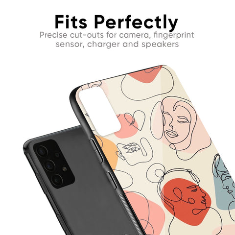 Abstract Faces Glossy Case for Vivo V15 Pro