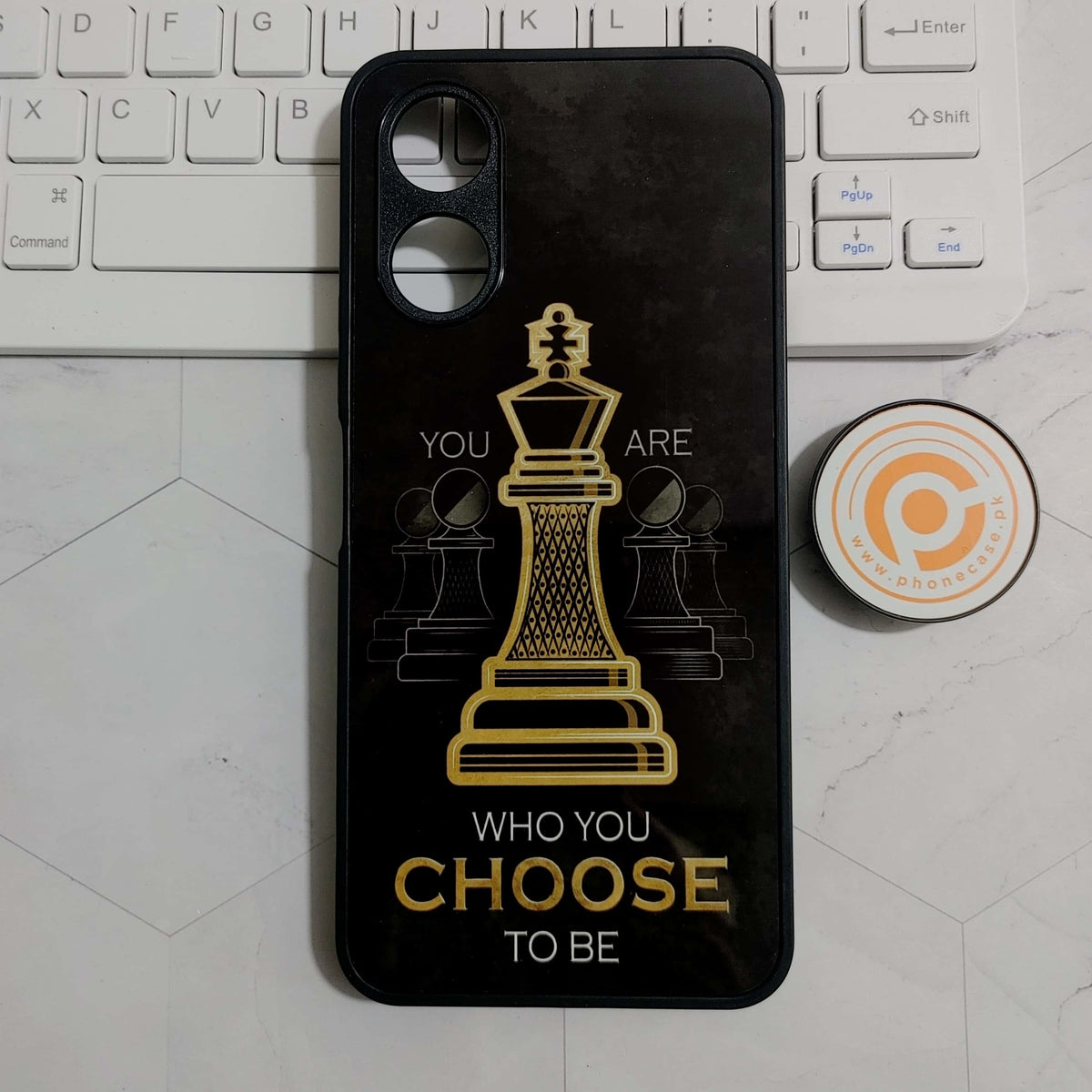 Vivo Y02s - Right Marc Design -  Premium Printed Metal soft Bumper shock Proof Case CS-23738 CS-52289
