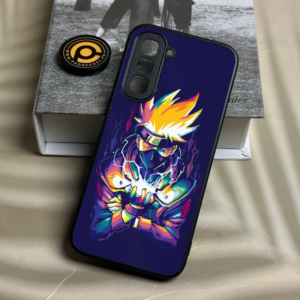 Infinix Hot 70 - Anime 2.0 Design 6 - Premium Metal Printed Soft Bumper Shock Proof Case