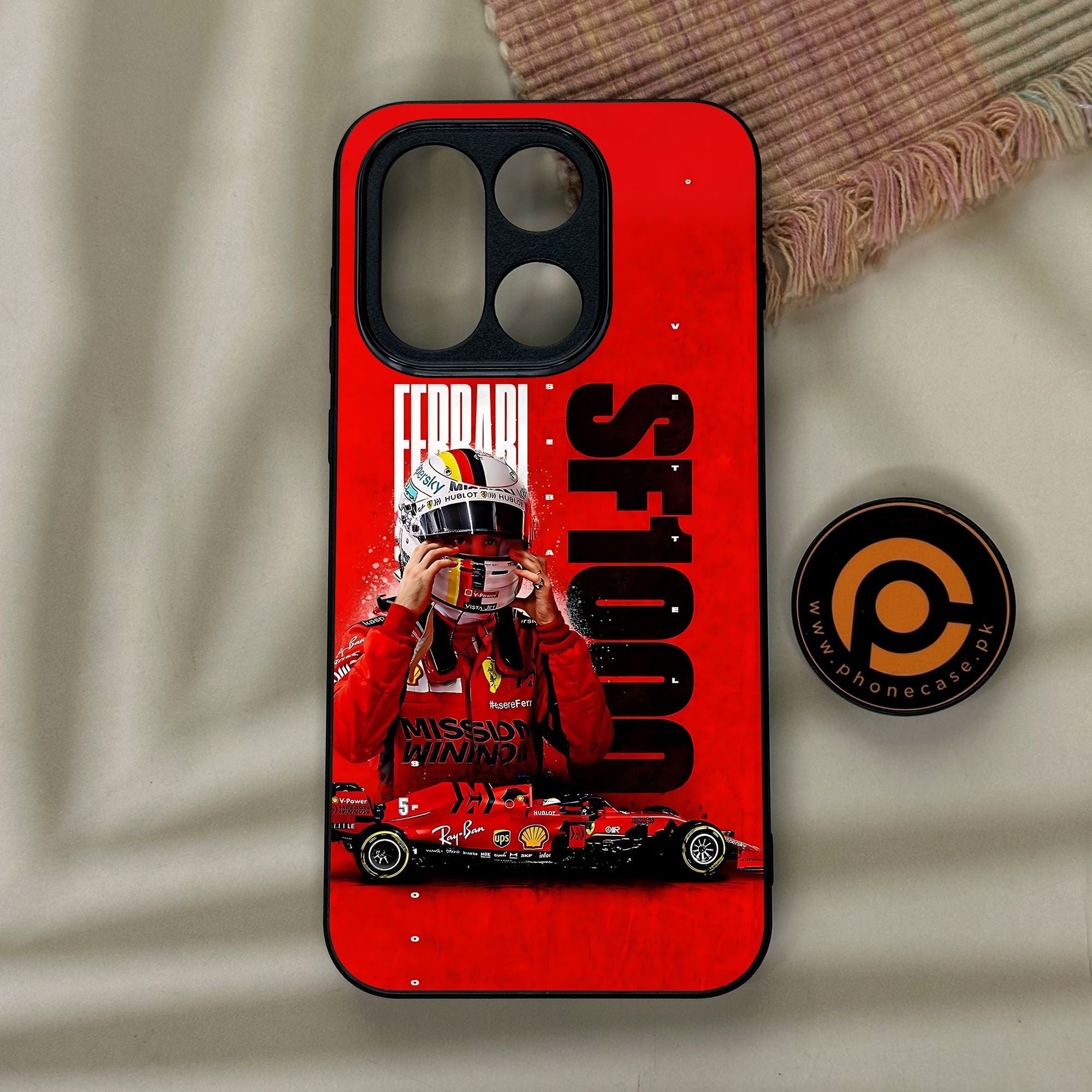 OnePlus 15 - Formula 1 Design 8 - Premium Metal Printed Soft Bumper Shock Proof Case