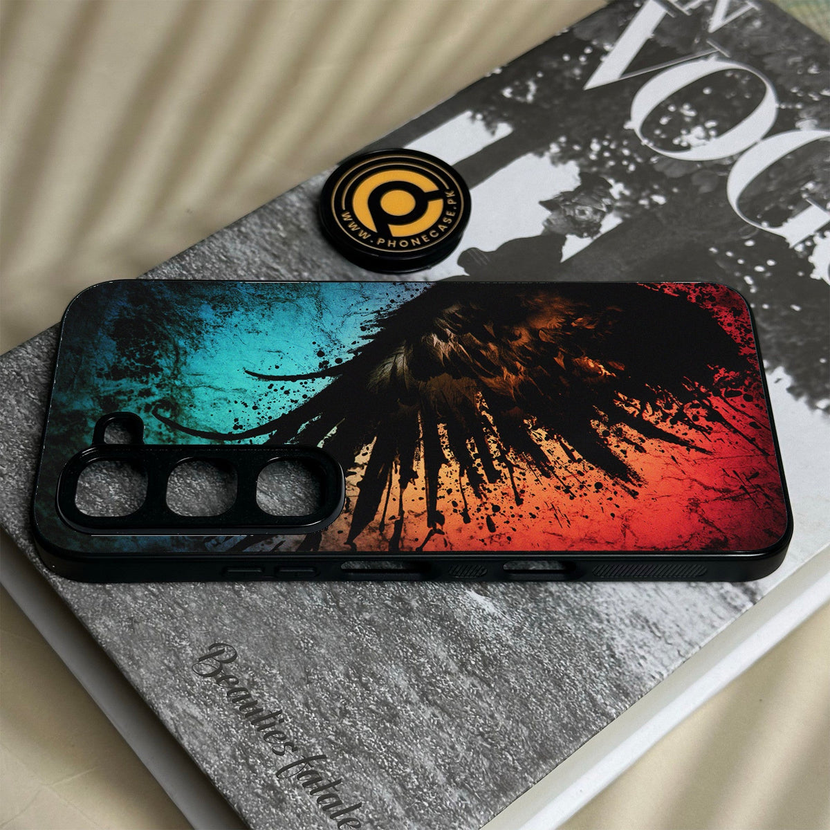 Infinix Hot 70 Pro - Angel 2.0 Design 9 - Premium Metal Printed Soft Bumper Shock Proof Case