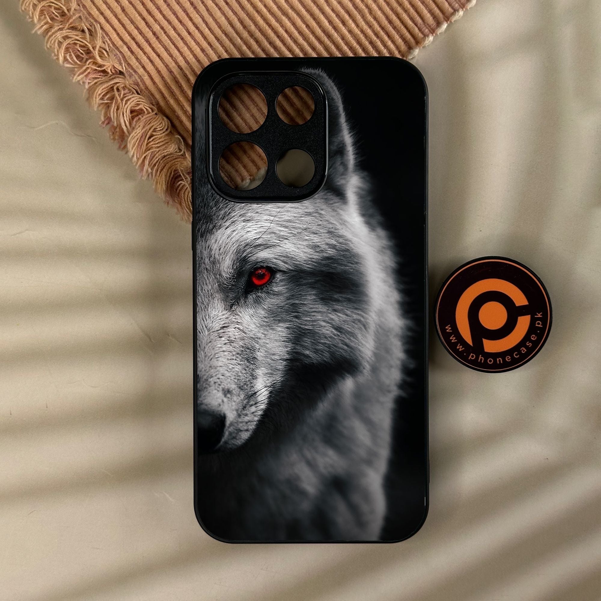 OnePlus Turbo 6 - Wolf Design 10 - Premium Metal Printed Soft Bumper Shock Proof Case