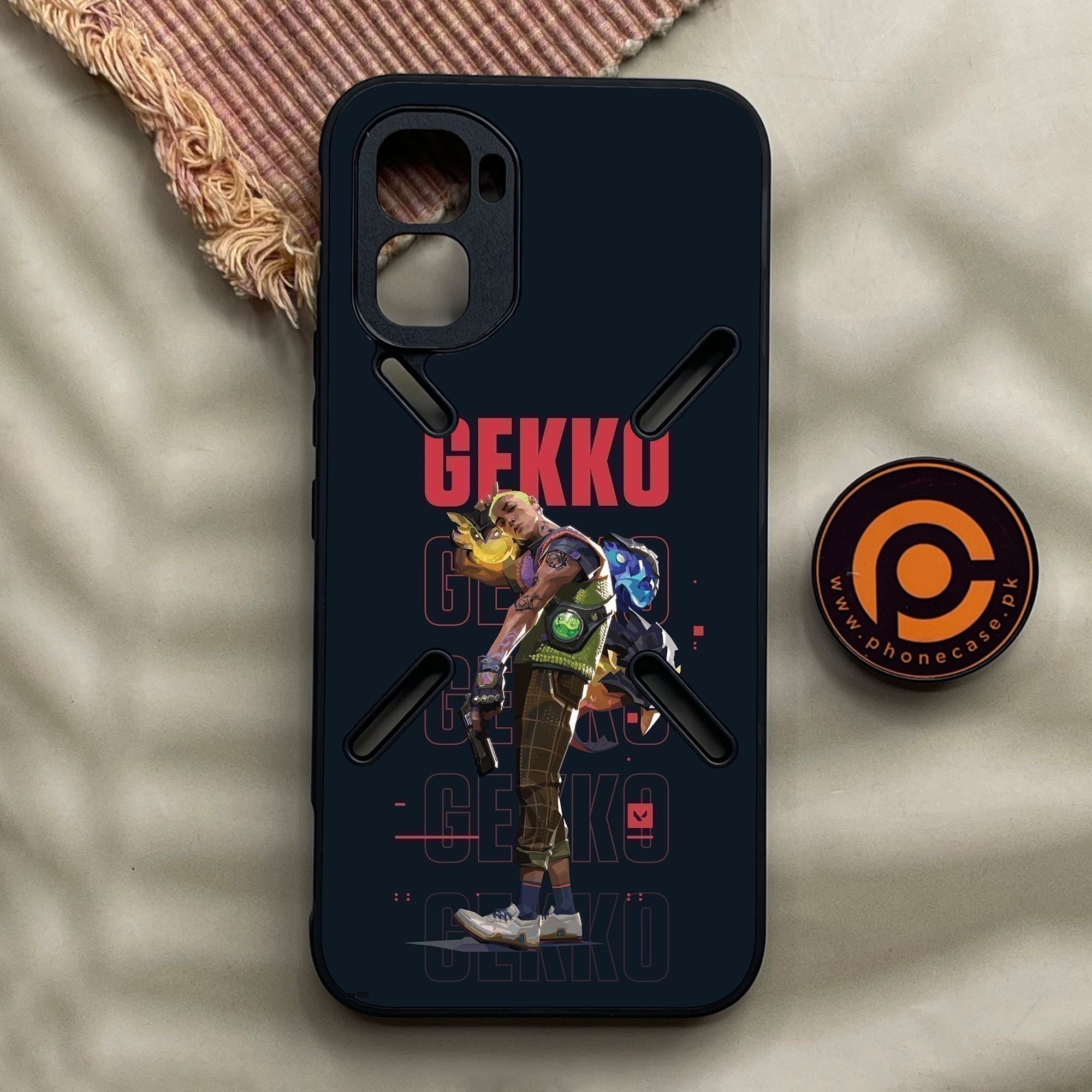 Infinix GT 50 Pro - Battle-Ready Design 8 - Premium Metal Printed Soft Bumper Shock Proof Case