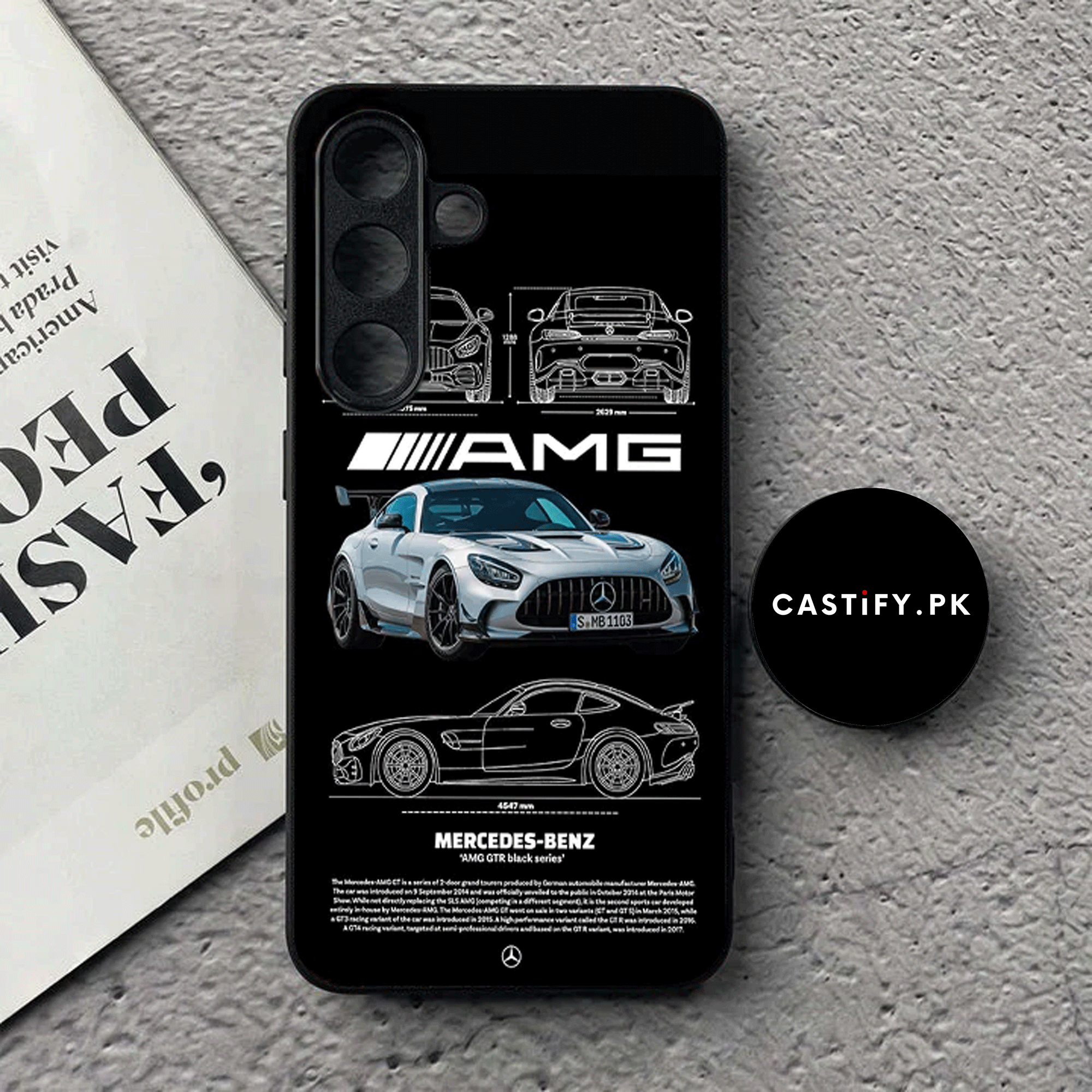 Amg Car Glossy Phone Case All Phone Models