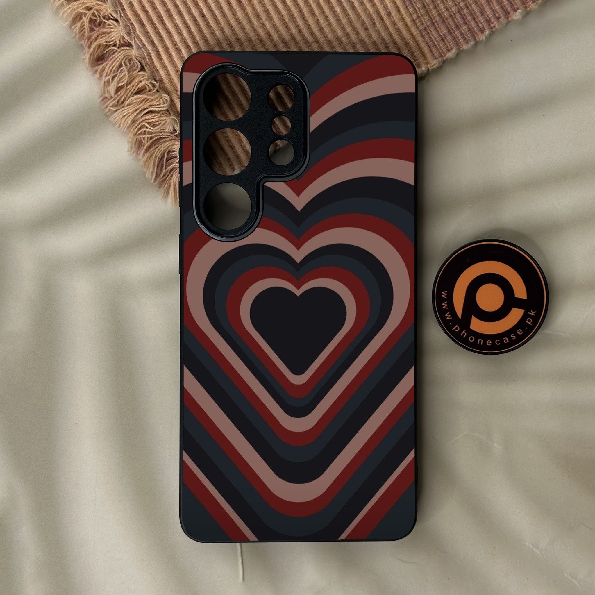 Galaxy S26 Ultra - Heart 2.0 Design 4 - Premium Metal Printed Soft Bumper Shock Proof Case