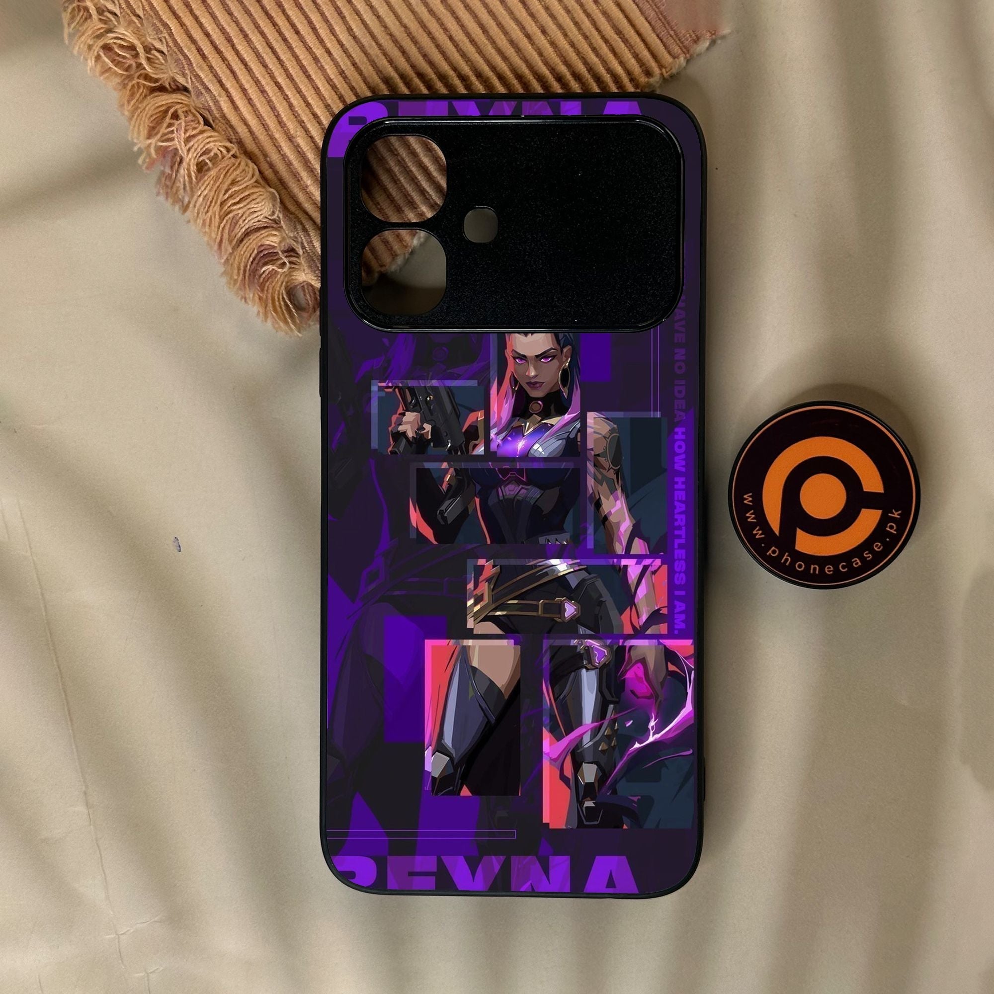 Infinix Smart 20 - Battle-Ready Design 2 - Premium Metal Printed Soft Bumper Shock Proof Case