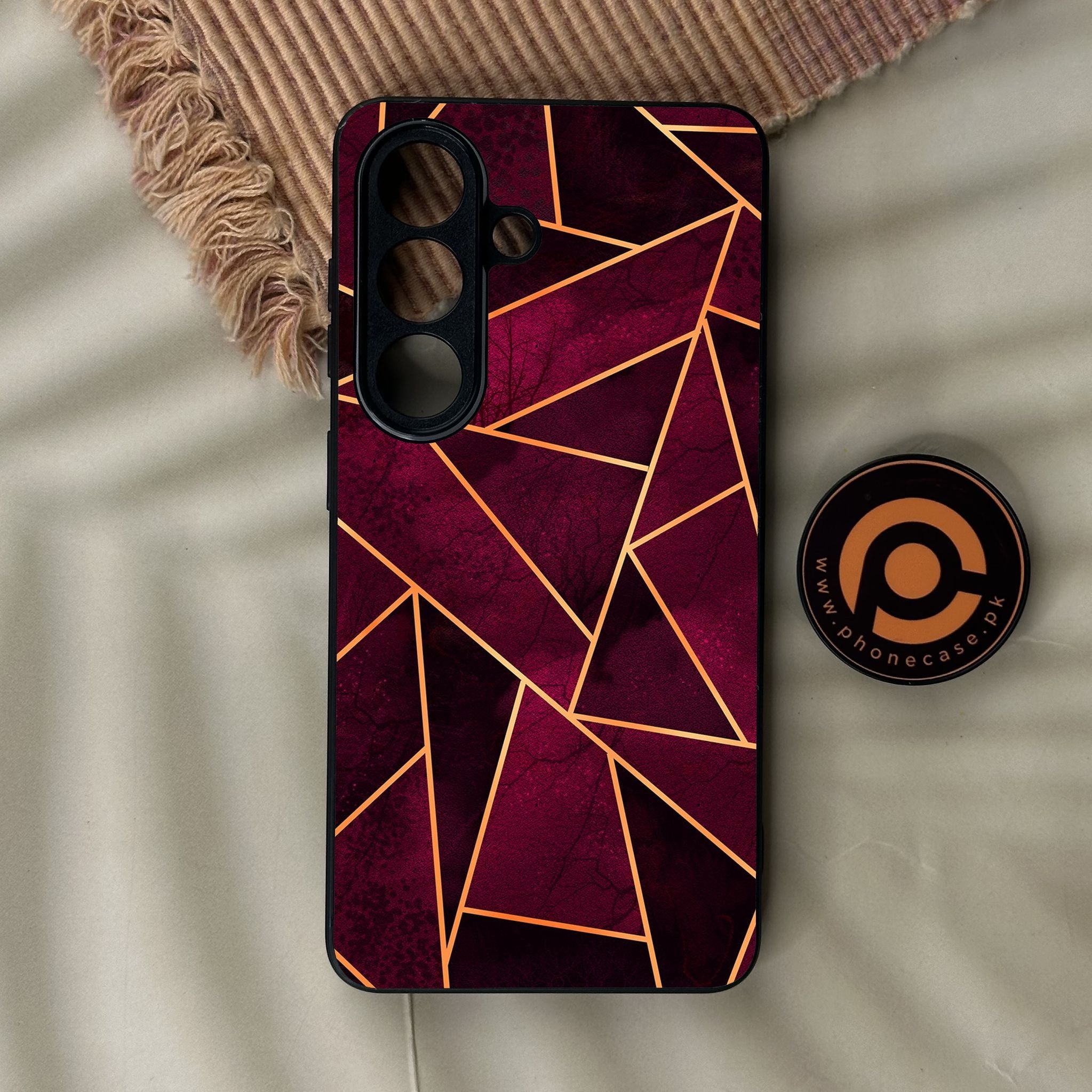 Galaxy S26 - Geometric Design 4 - Premium Metal Printed Soft Bumper Shock Proof Case