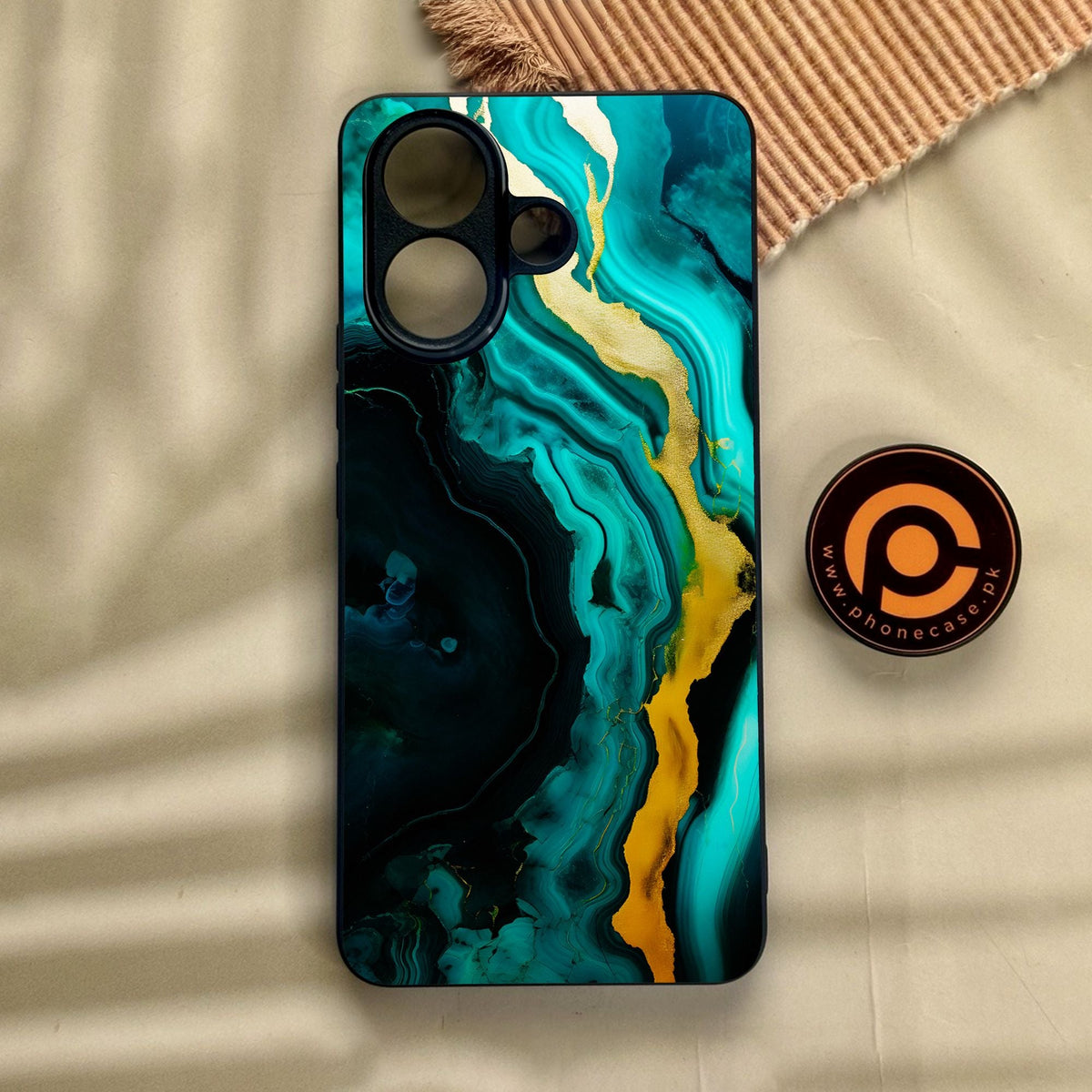 Vivo V60 Lite  - Liquid 2.0 Design 6 - Premium Metal Printed Soft Bumper Shock Proof Case