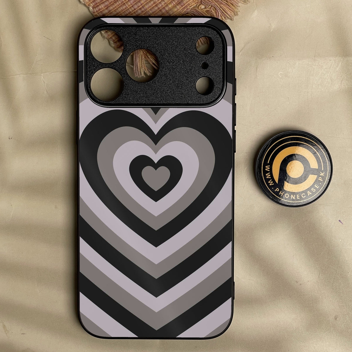 Iphone 18 Pro Max - Heartbeat Design 1 - Premium Metal Printed Soft Bumper Shock Proof Case