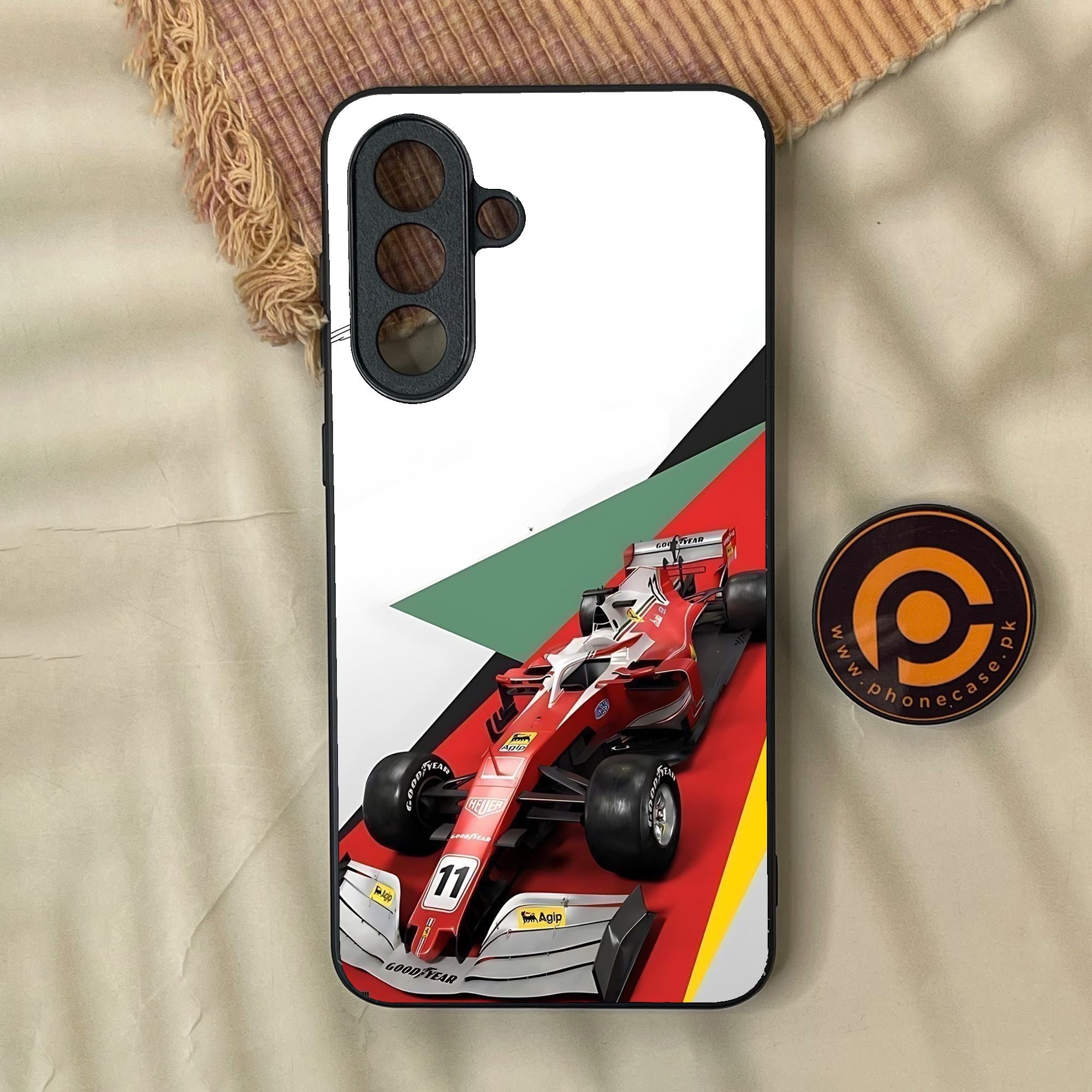 Samsung Galaxy A37 - Formula 1 Design 3 - Premium Metal Printed Soft Bumper Shock Proof Case