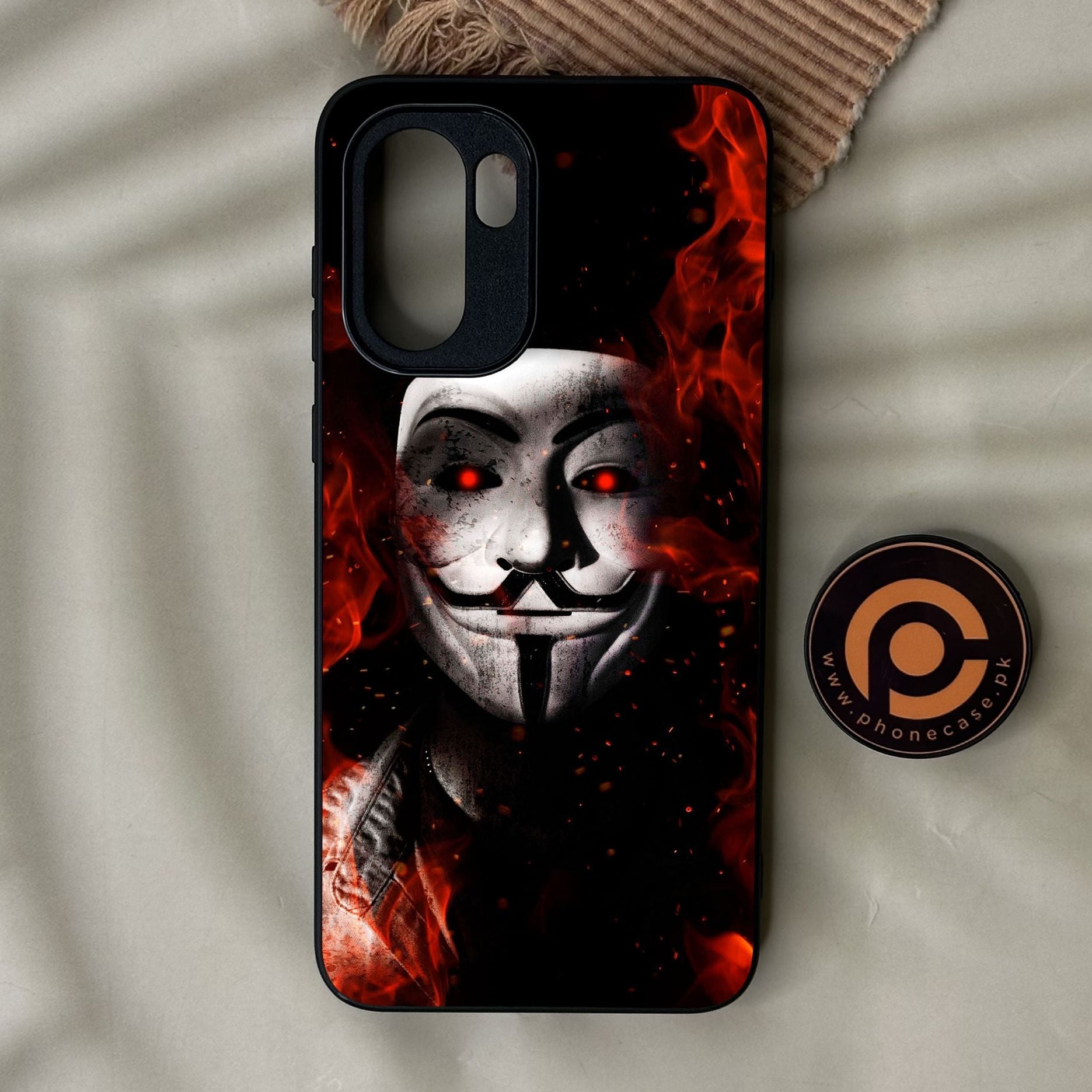 OnePlus Ace 6 - Anonymous 2.0 Design 7 - Premium Metal Printed Soft Bumper Shock Proof Case