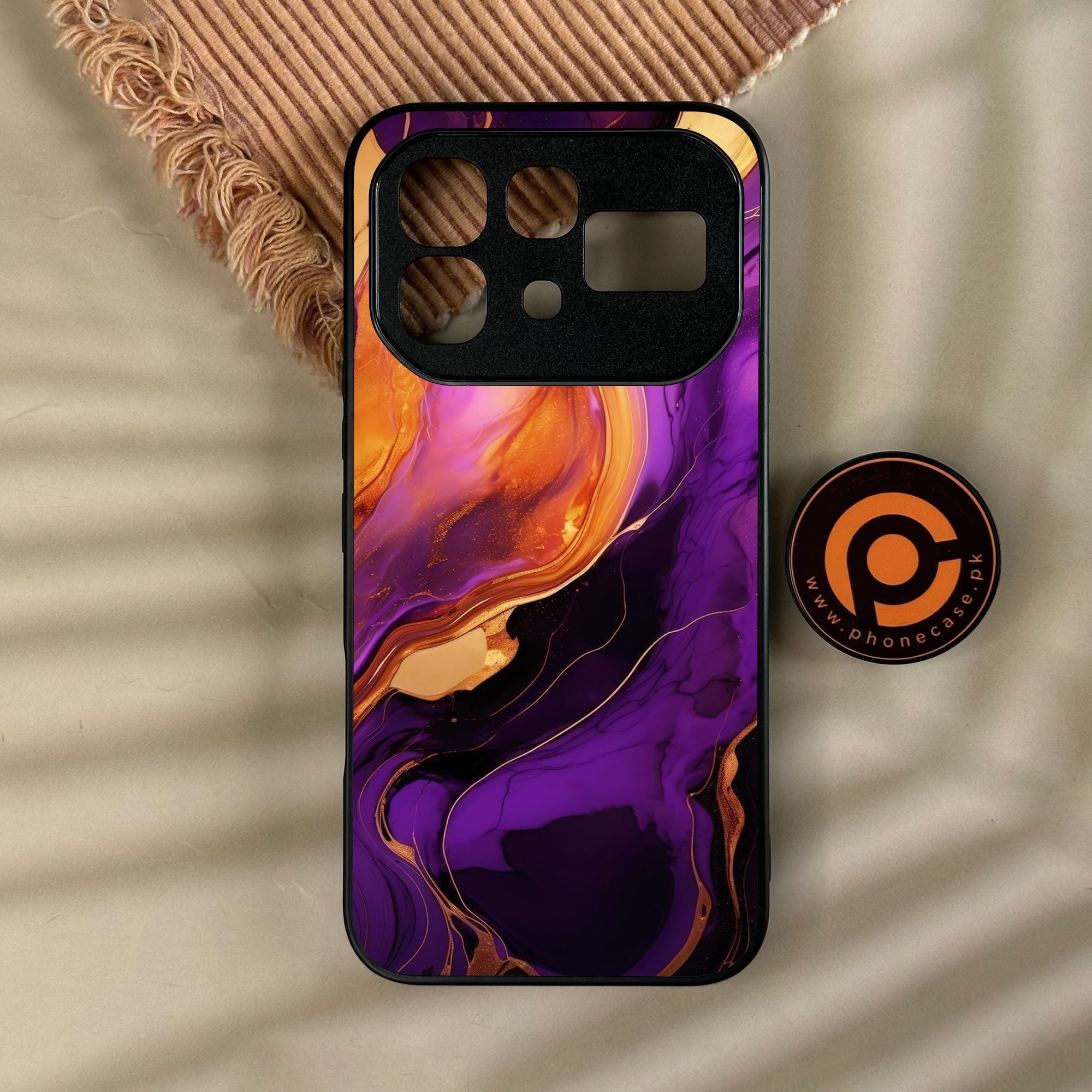 Infinix Note 60 - Liquid 2.0 Design 5 - Premium Metal Printed Soft Bumper Shock Proof Case