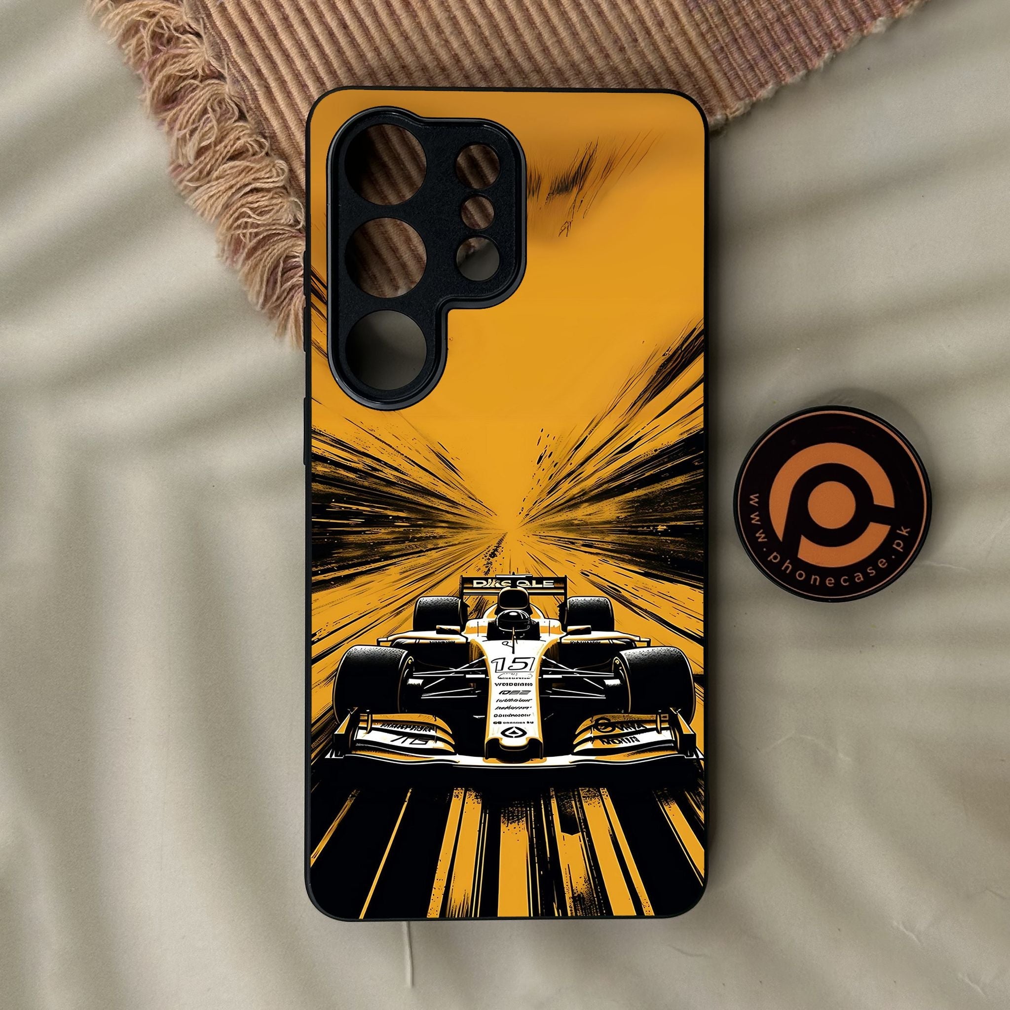 Galaxy S26 Ultra - Formula 1 Design 4 - Premium Metal Printed Soft Bumper Shock Proof Case