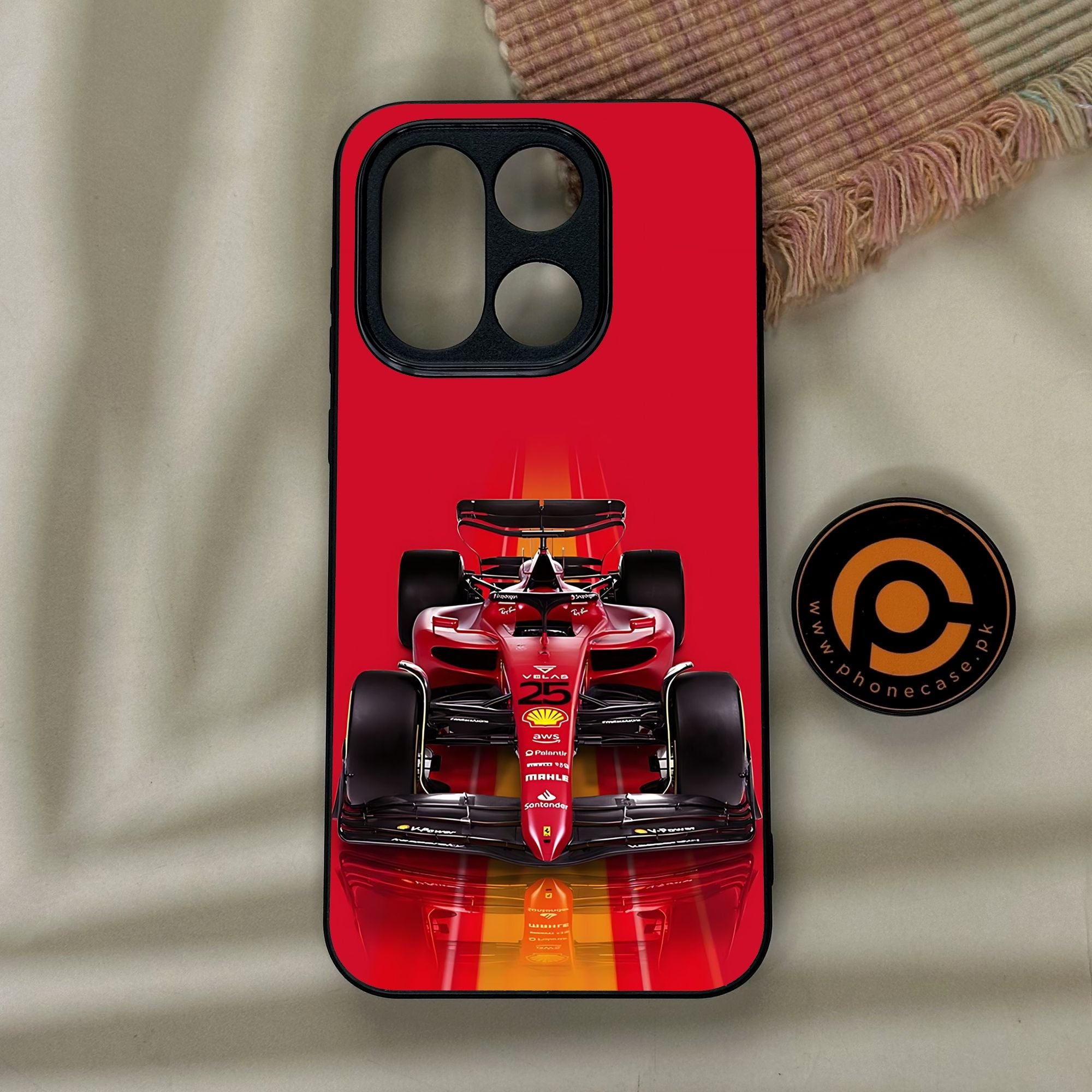 OnePlus 15 - Formula 1 Design - Premium Metal Printed Soft Bumper Shock Proof Case