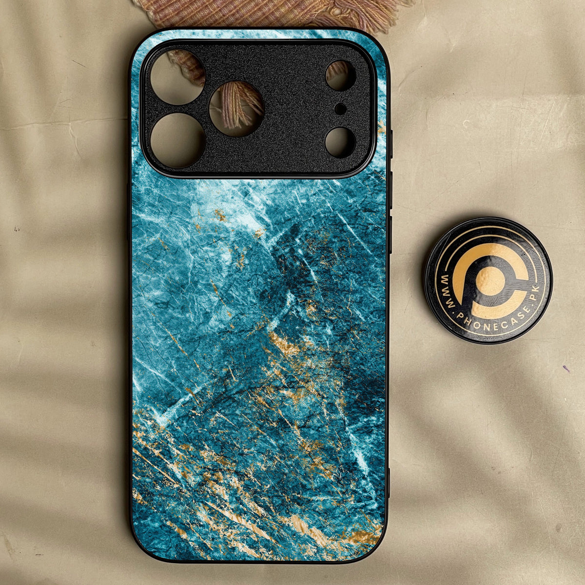 Iphone 18 Pro - Blue 2.0 Design 10 - Premium Metal Printed Soft Bumper Shock Proof Case