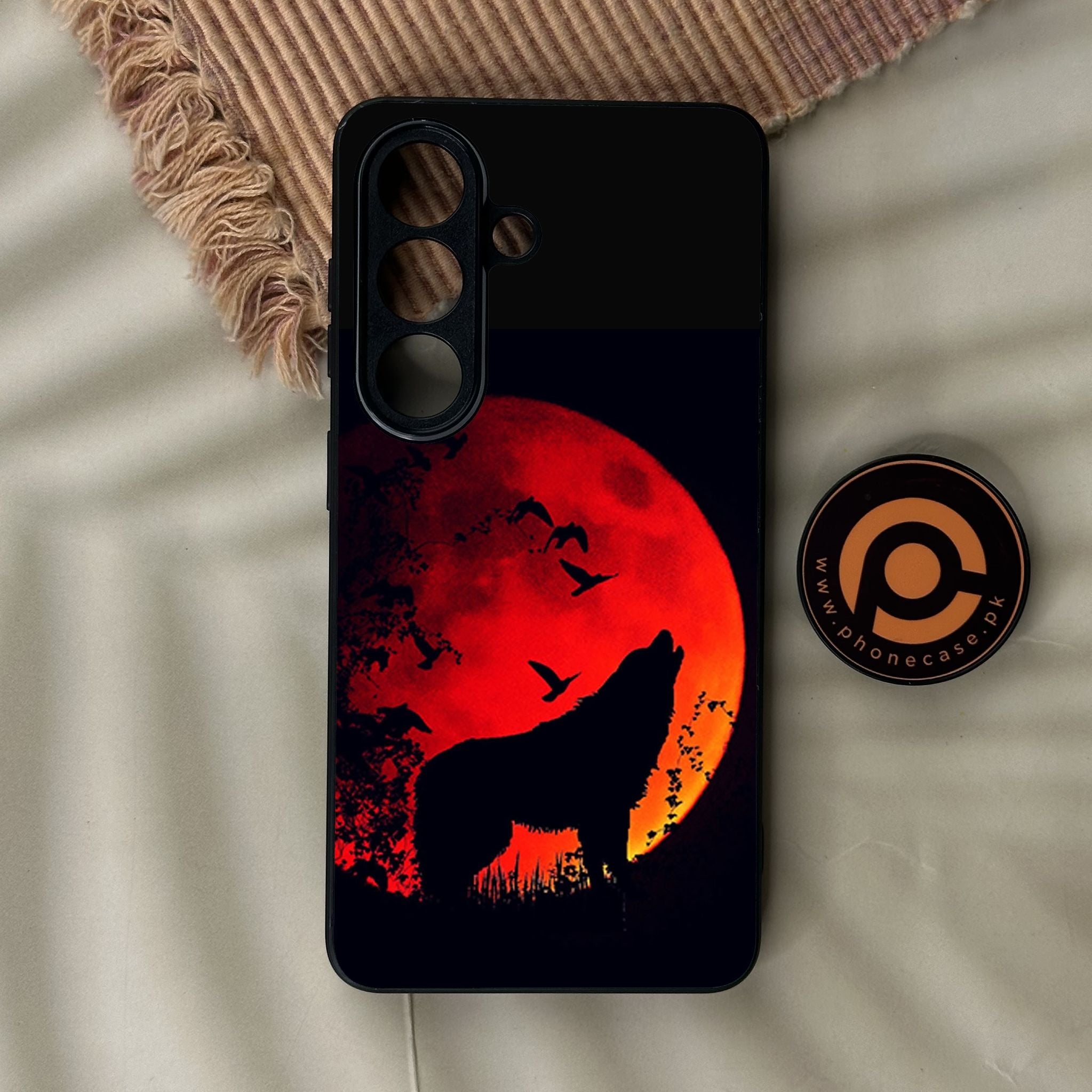 Galaxy S26 - Wolf Design 1 - Premium Metal Printed Soft Bumper Shock Proof Case