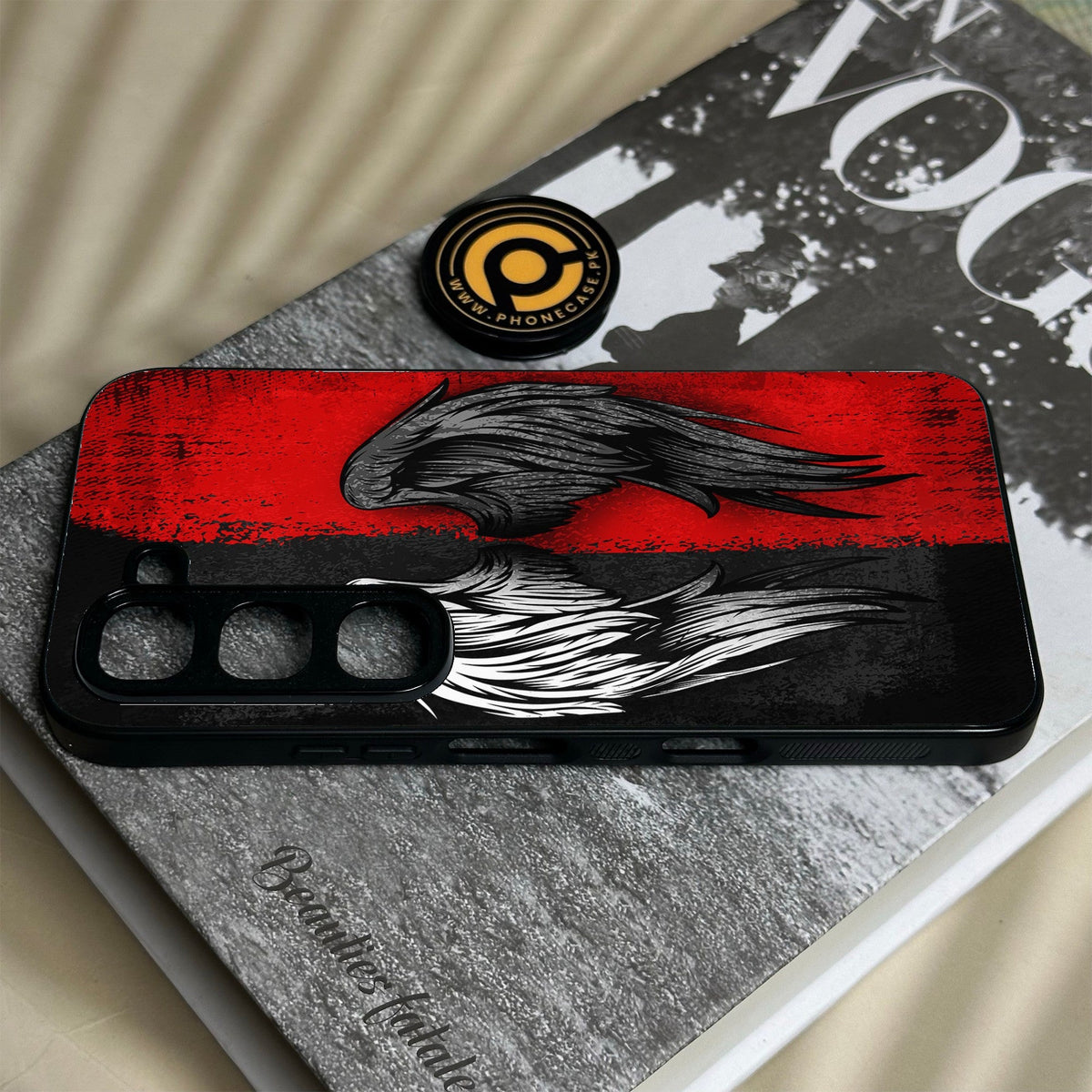 Infinix Hot 70 Pro - Angel 2.0 Design 10 - Premium Metal Printed Soft Bumper Shock Proof Case