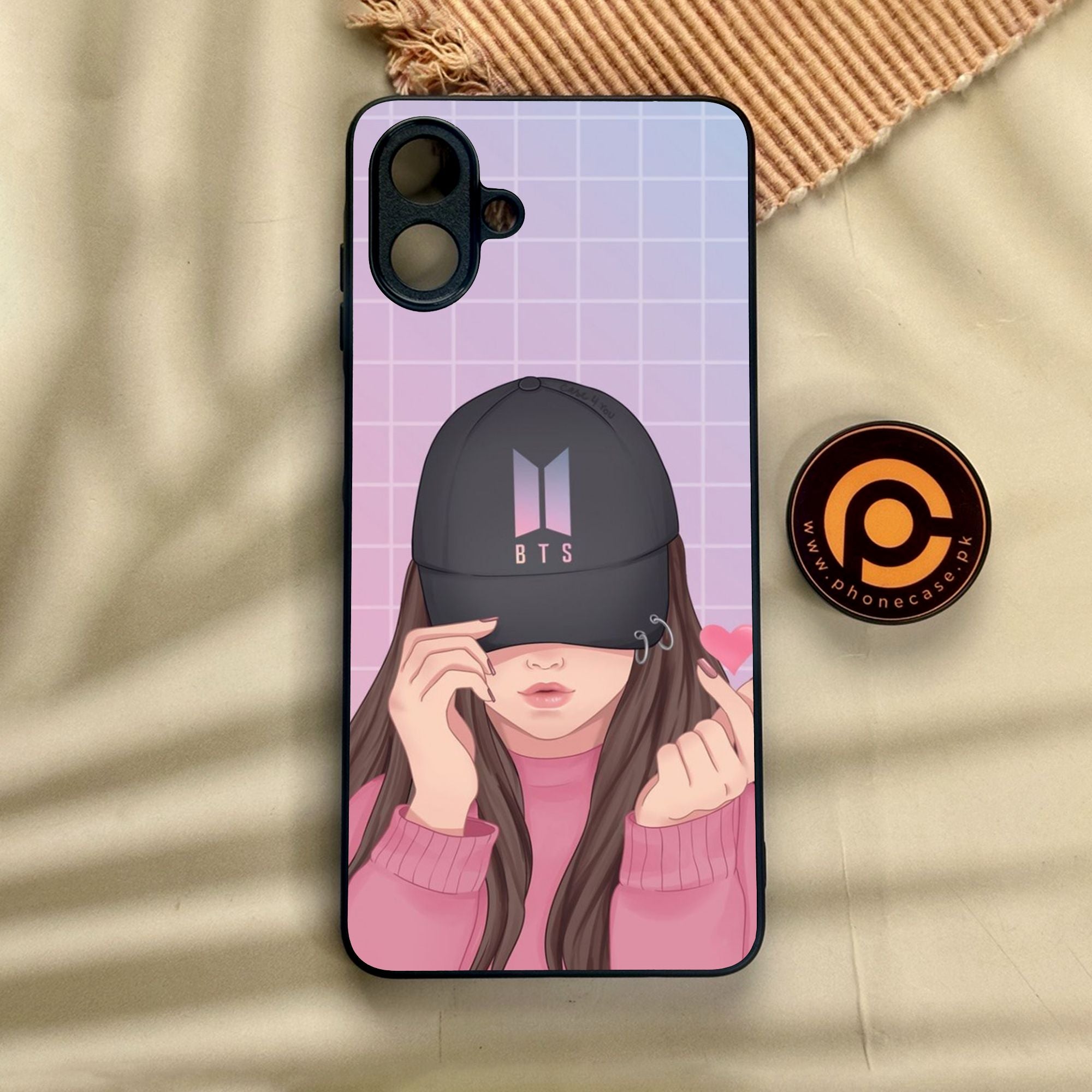 Samsung Galaxy A07 - Anime Girls Design 3 - Premium Metal Printed Soft Bumper Shock Proof Case  CS-41023