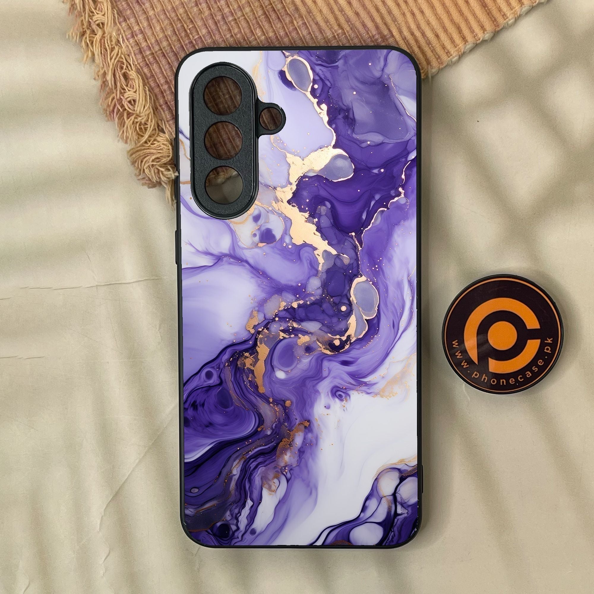 Samsung Galaxy A37 - Liquid 2.0 Design 2 - Premium Metal Printed Soft Bumper Shock Proof Case