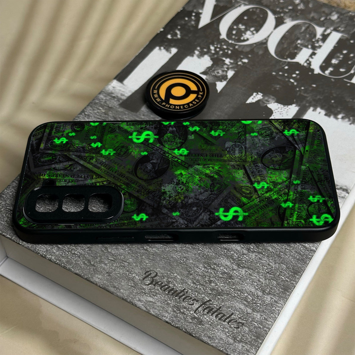 Infinix Hot 70 - Dollar Design 5 - Premium Metal Printed Soft Bumper Shock Proof Case