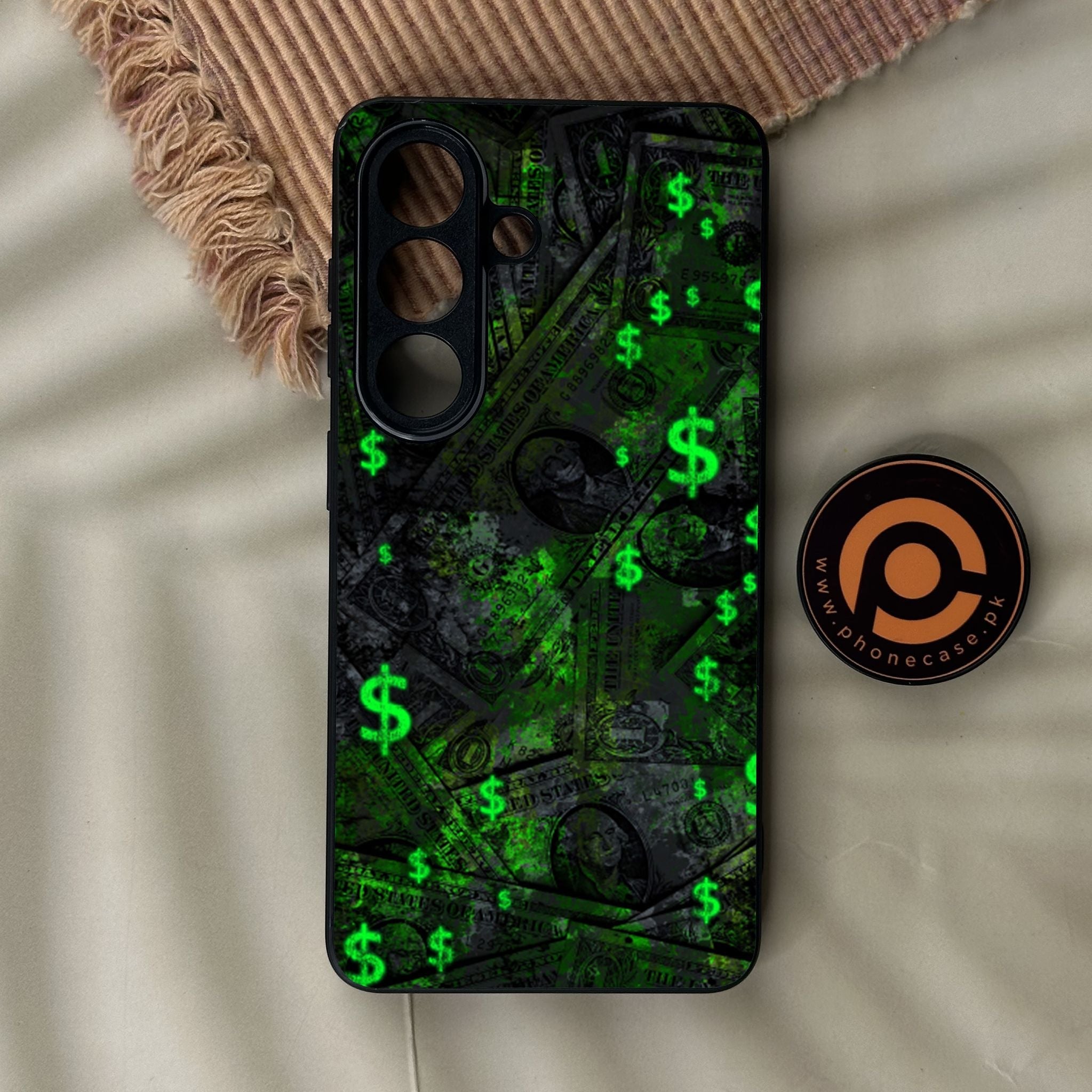 Galaxy S26 - Dollar Design 5 - Premium Metal Printed Soft Bumper Shock Proof Case