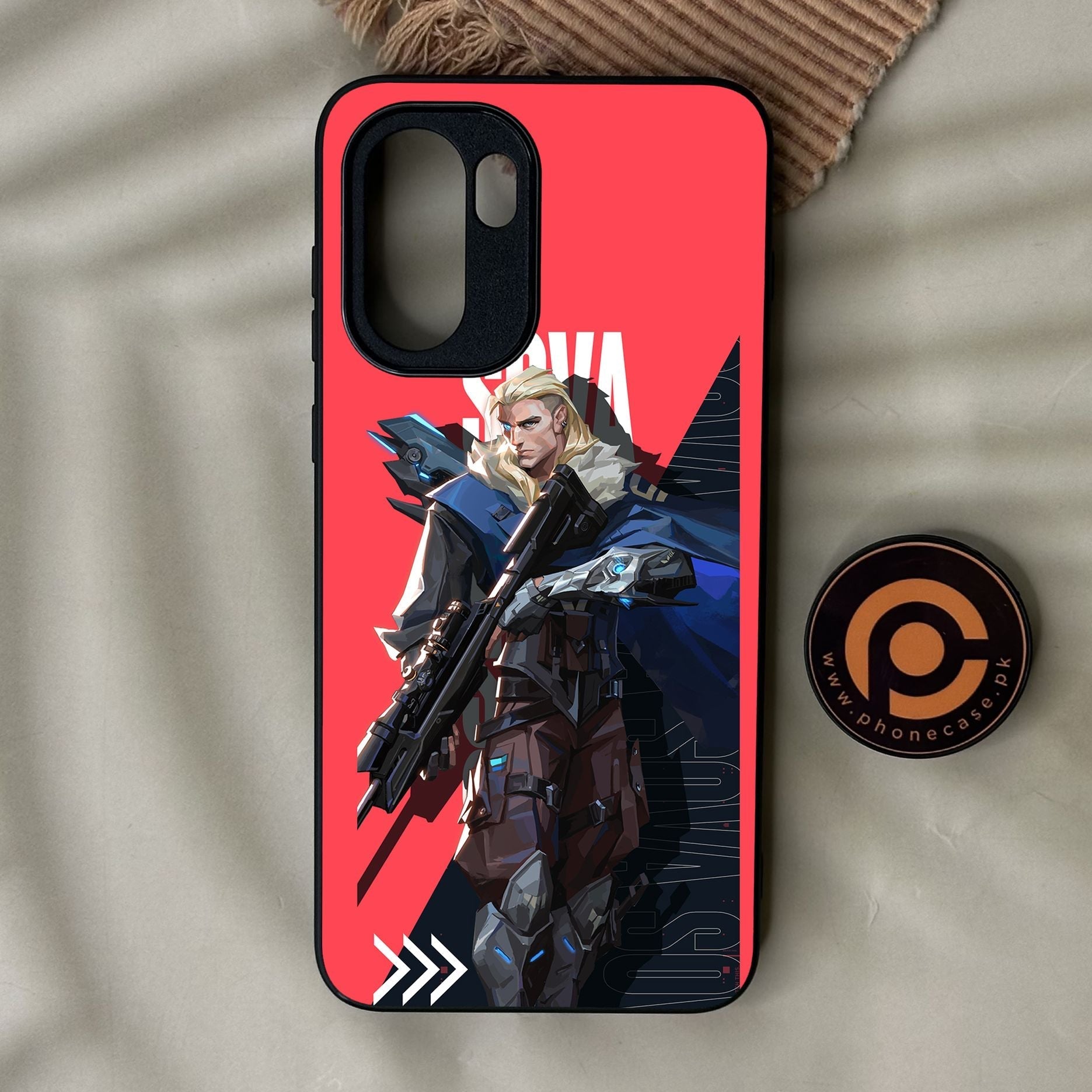 OnePlus Ace 6 - Battle-Ready Design 7 - Premium Metal Printed Soft Bumper Shock Proof Case