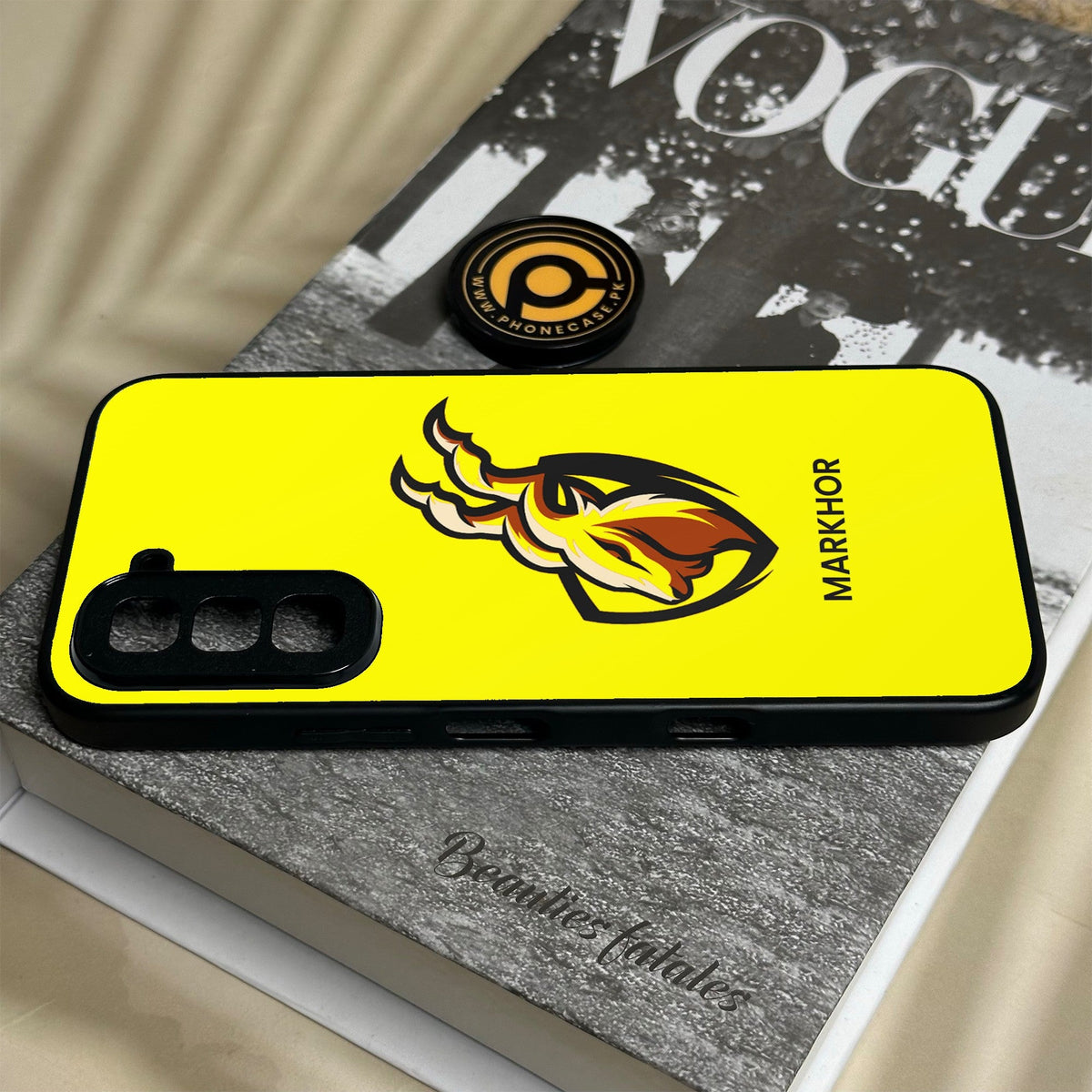Infinix Hot 70 - Markhor Design 8 - Premium Metal Printed Soft Bumper Shock Proof Case